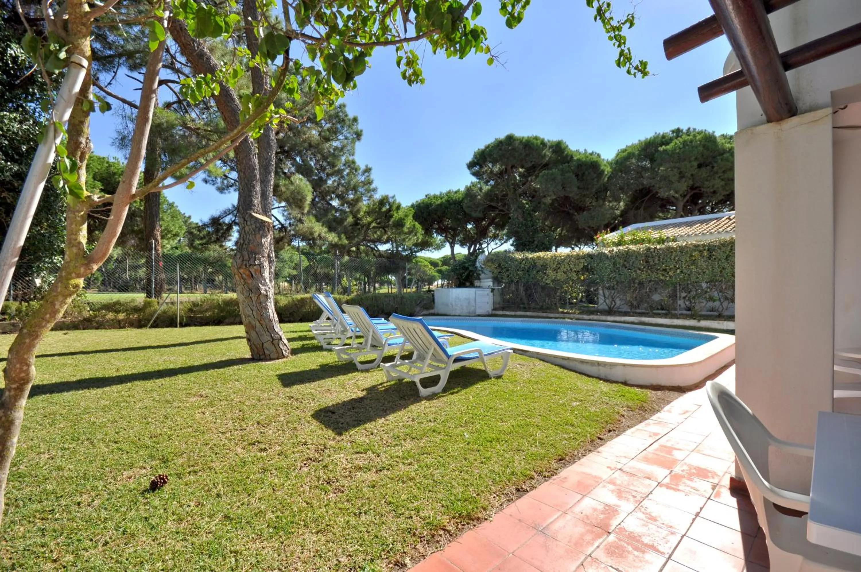 Garden in Perfect Retreat Overlooking Pinhal Golf Course, Private pool, Off-street parking