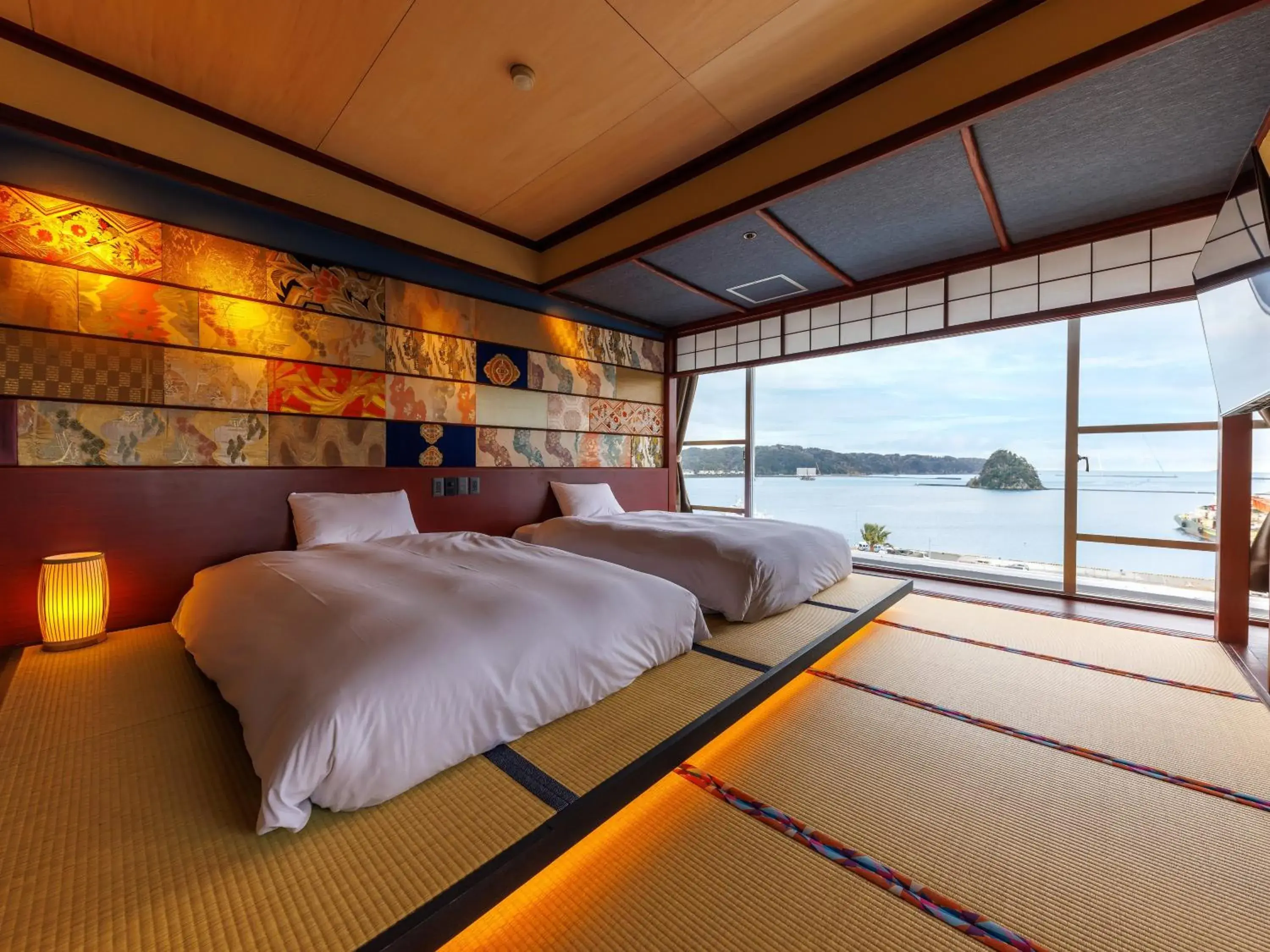 Bed in Kurofune Hotel Bed in Kurofune Hotel