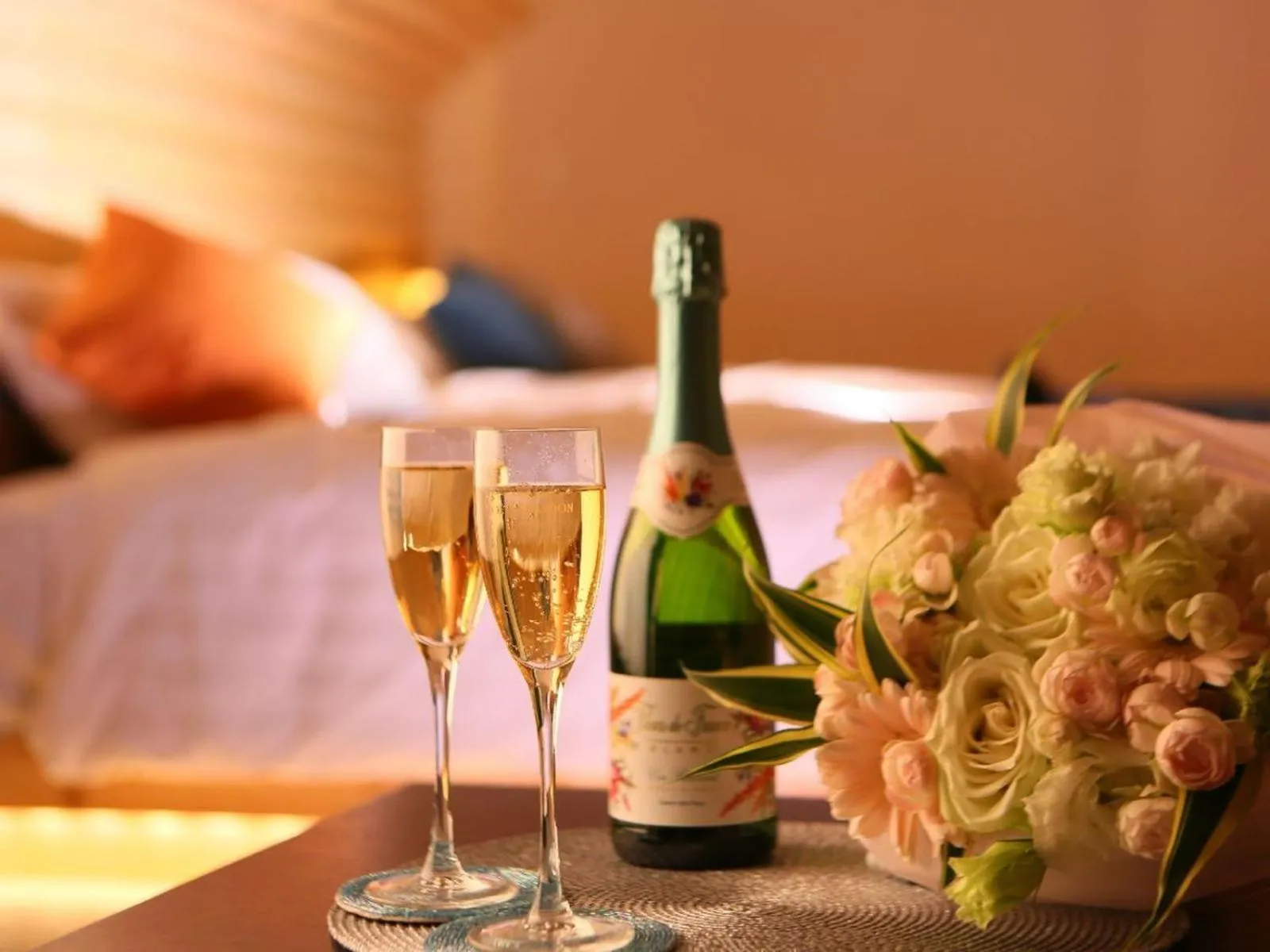 Bed in Kurofune Hotel