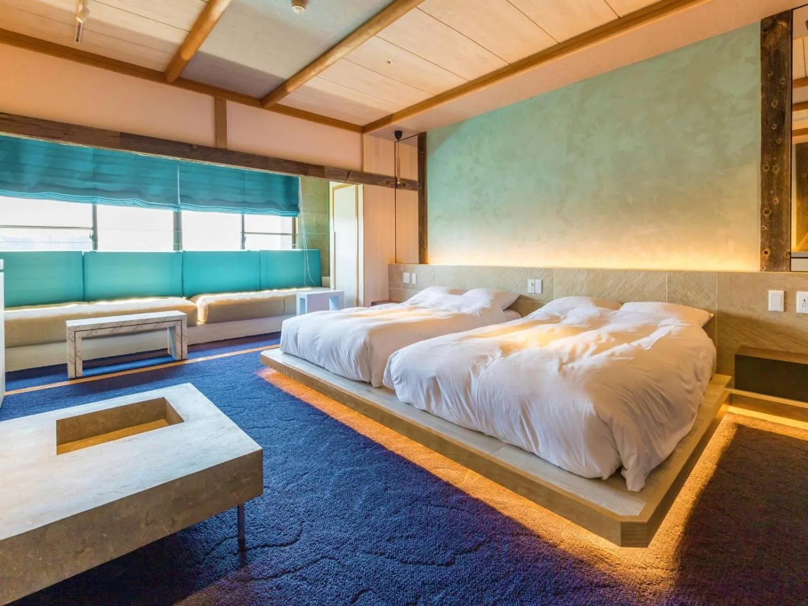Bed in Kurofune Hotel