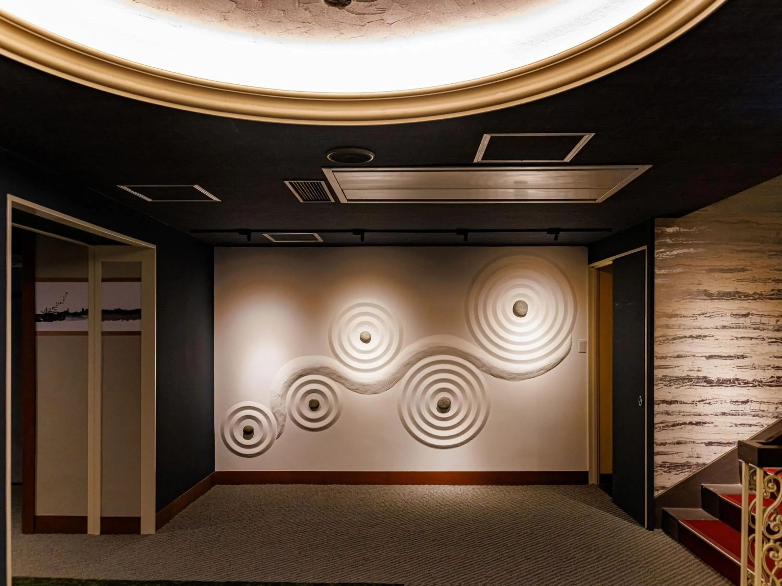 Decorative detail in Kurofune Hotel