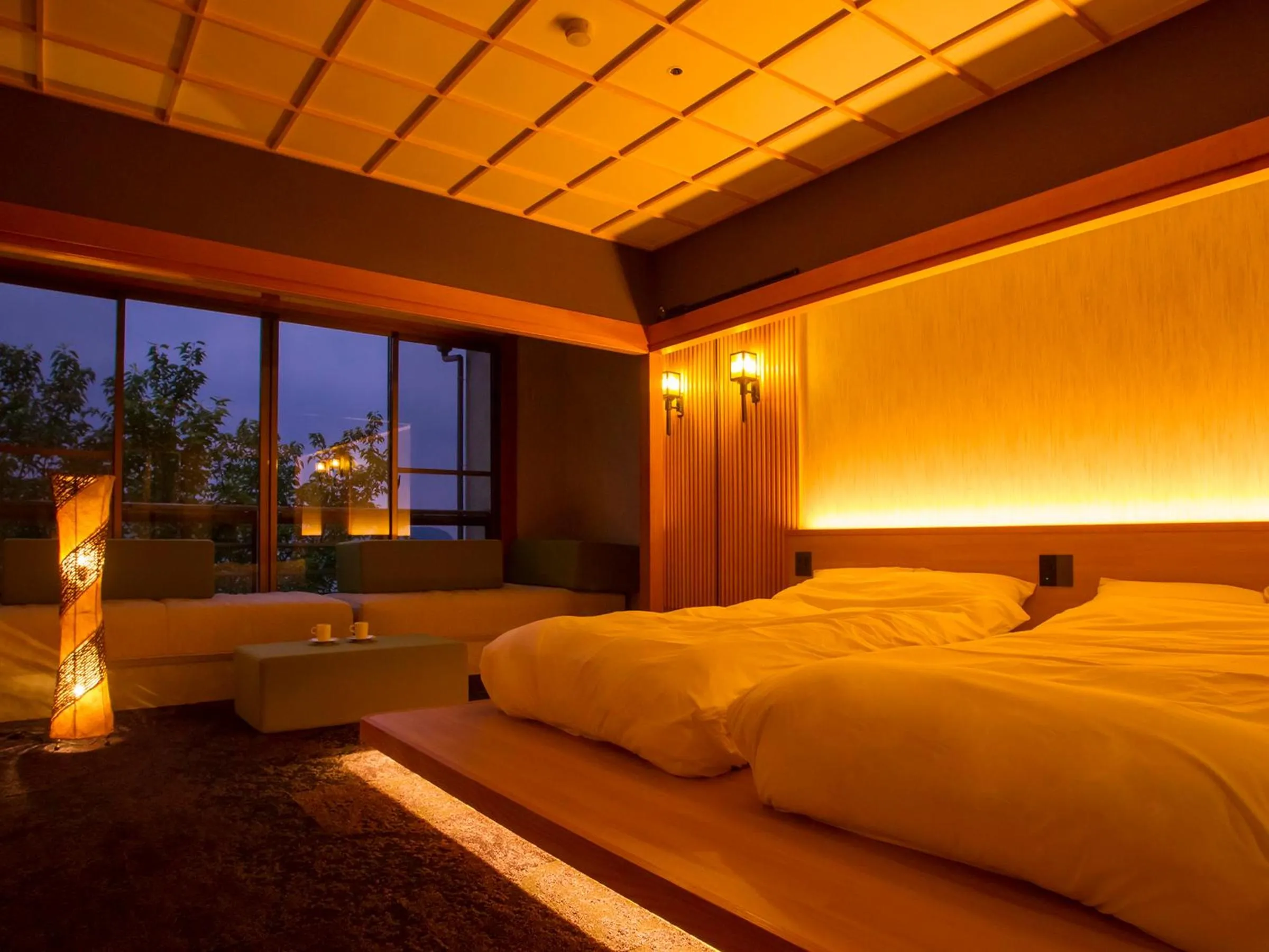 Bed in Kurofune Hotel