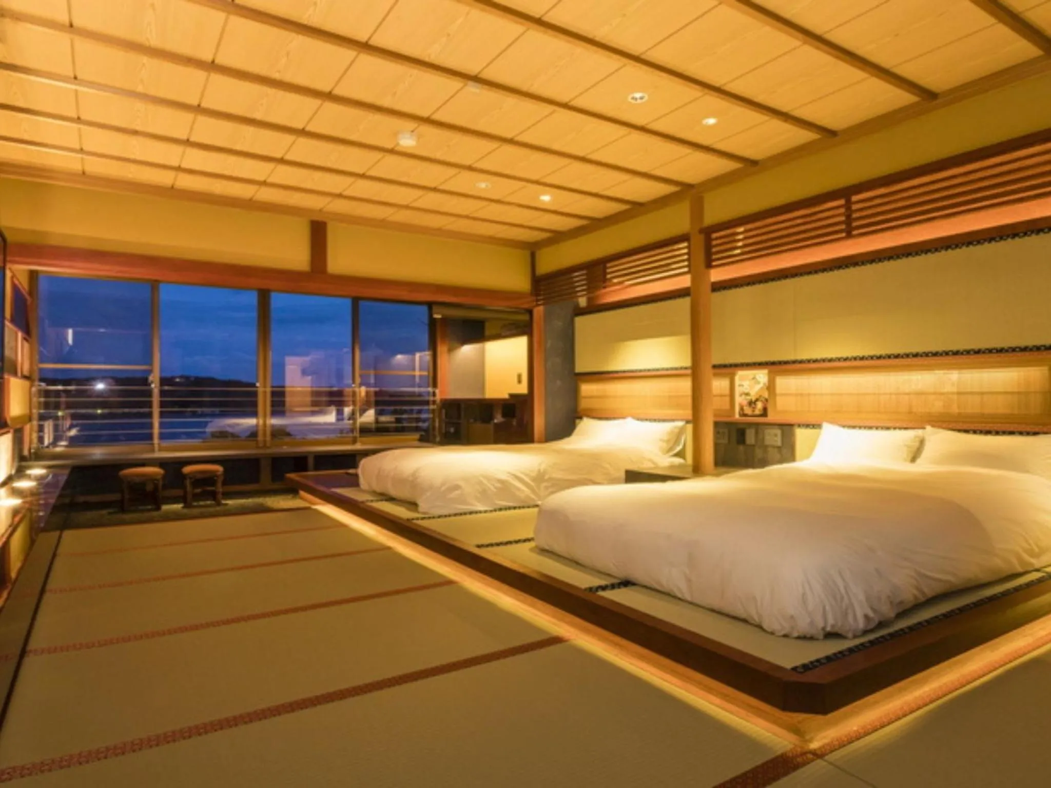 Bed in Kurofune Hotel