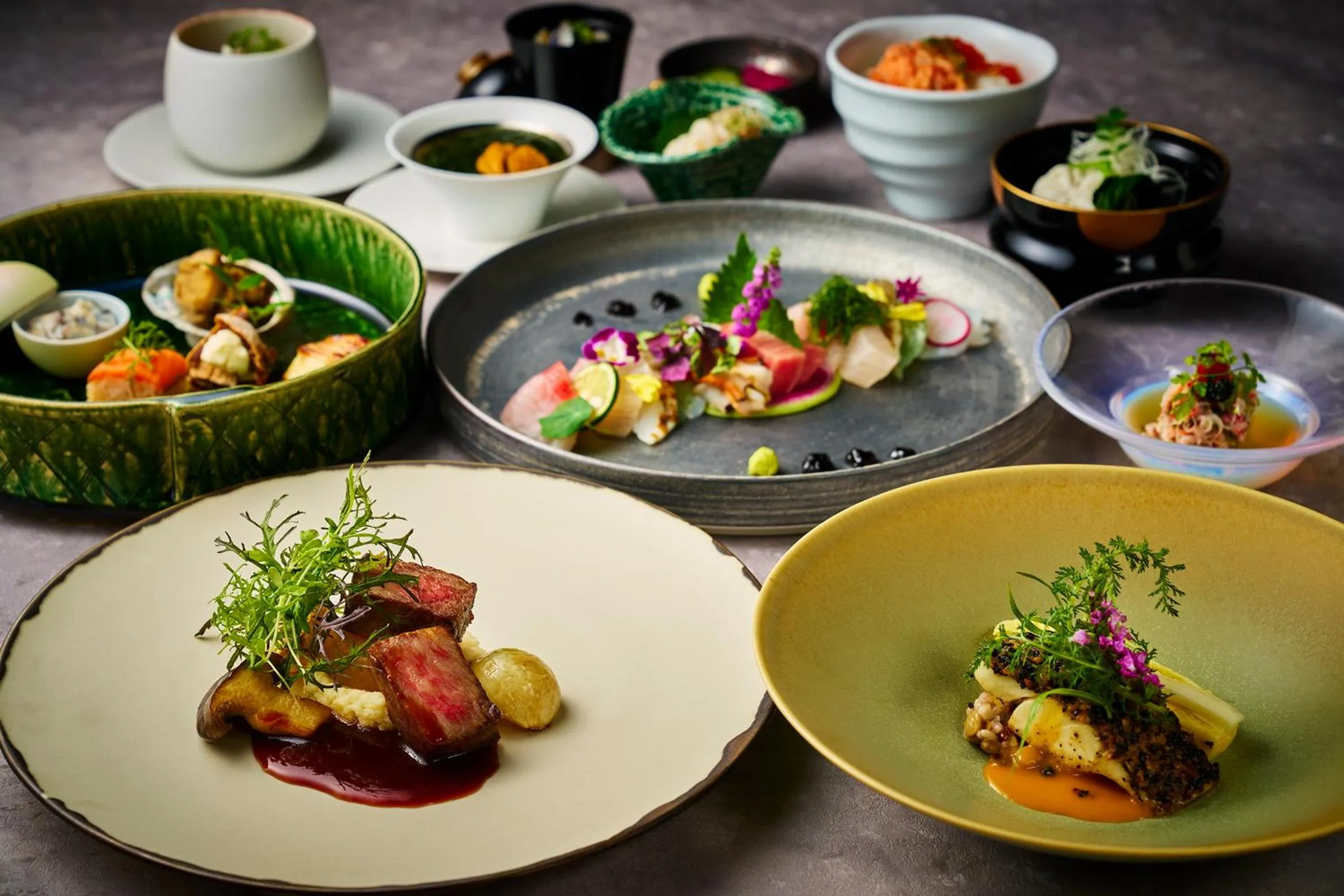 Dinner in Hotel New Akao