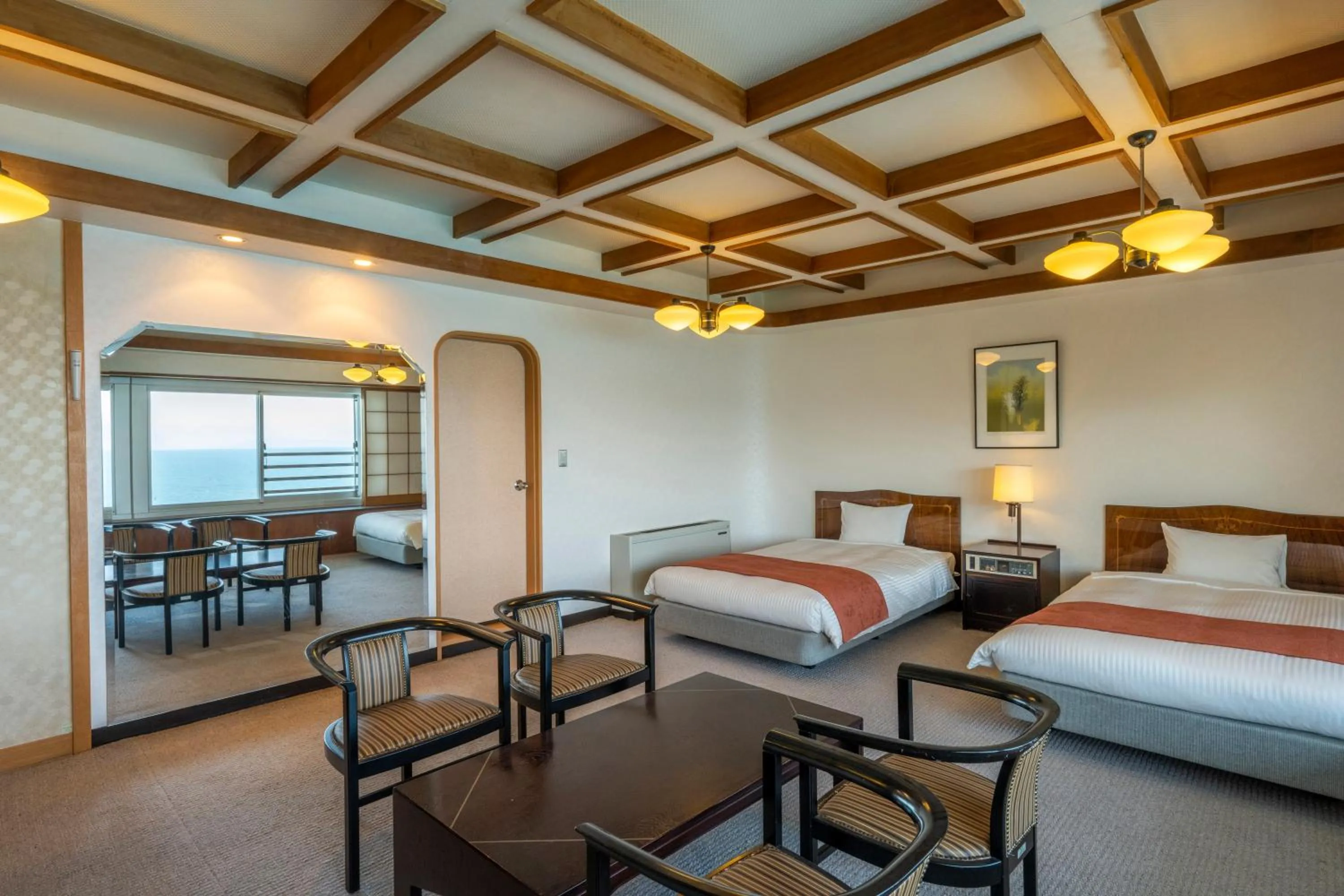 Photo of the whole room, Bed in Hotel New Akao