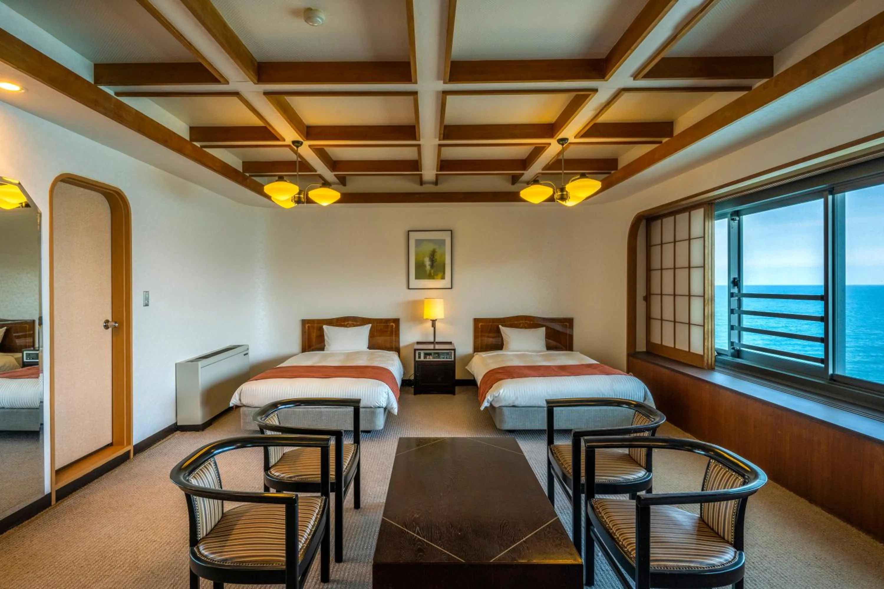 Photo of the whole room, Bed in Hotel New Akao