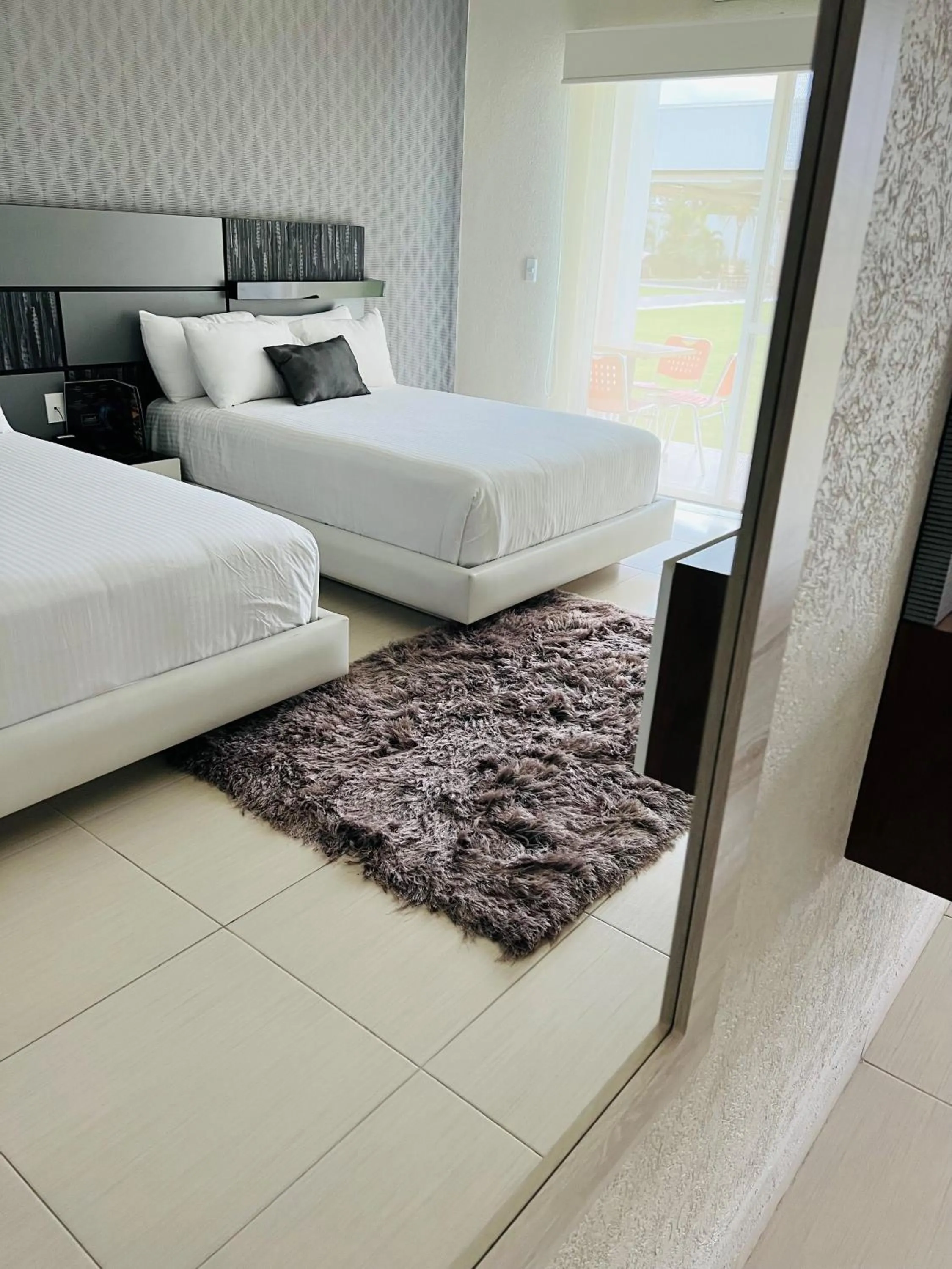 Bed in Hotel Aquetzalli