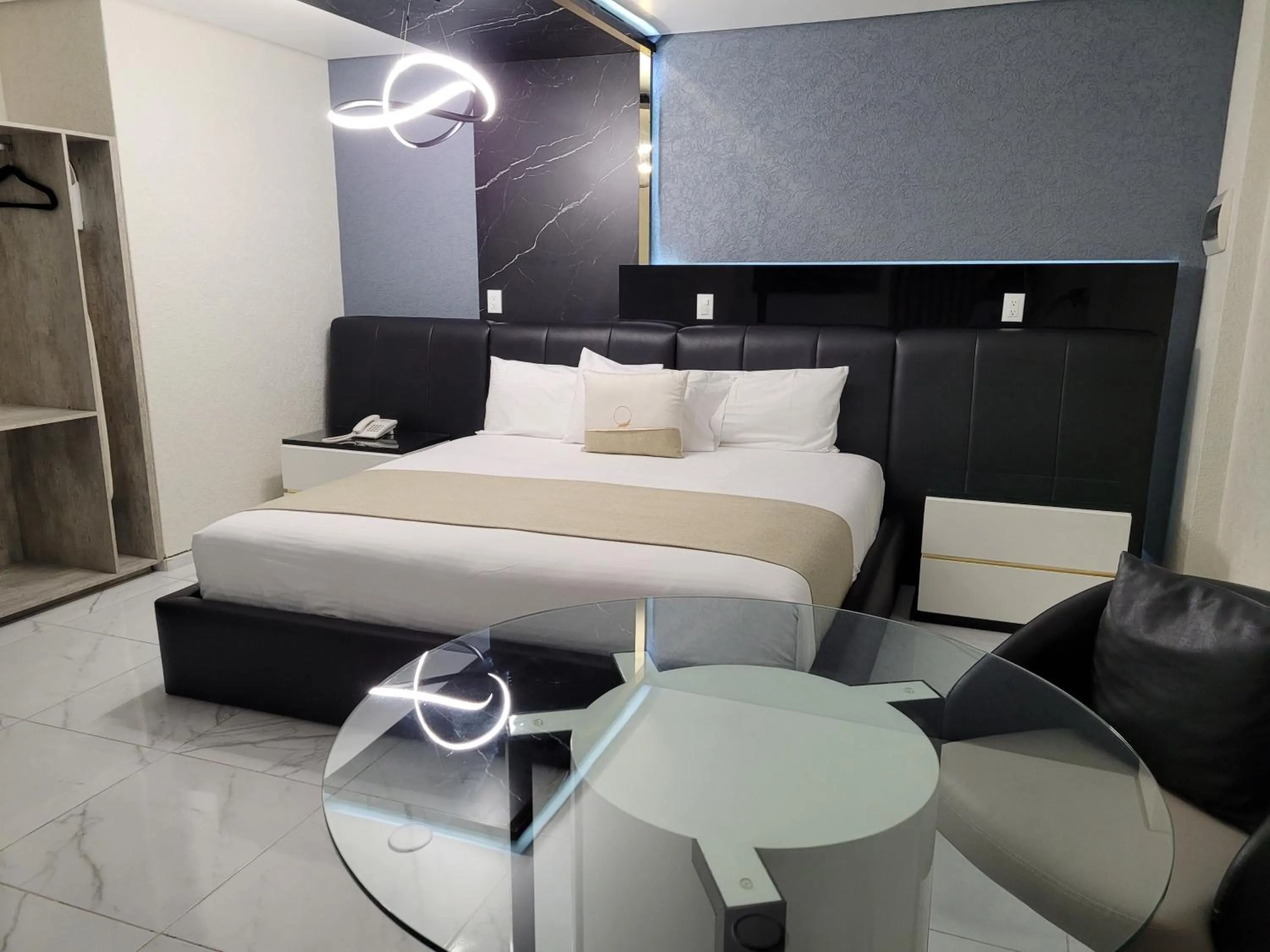 Bed in Hotel Aquetzalli