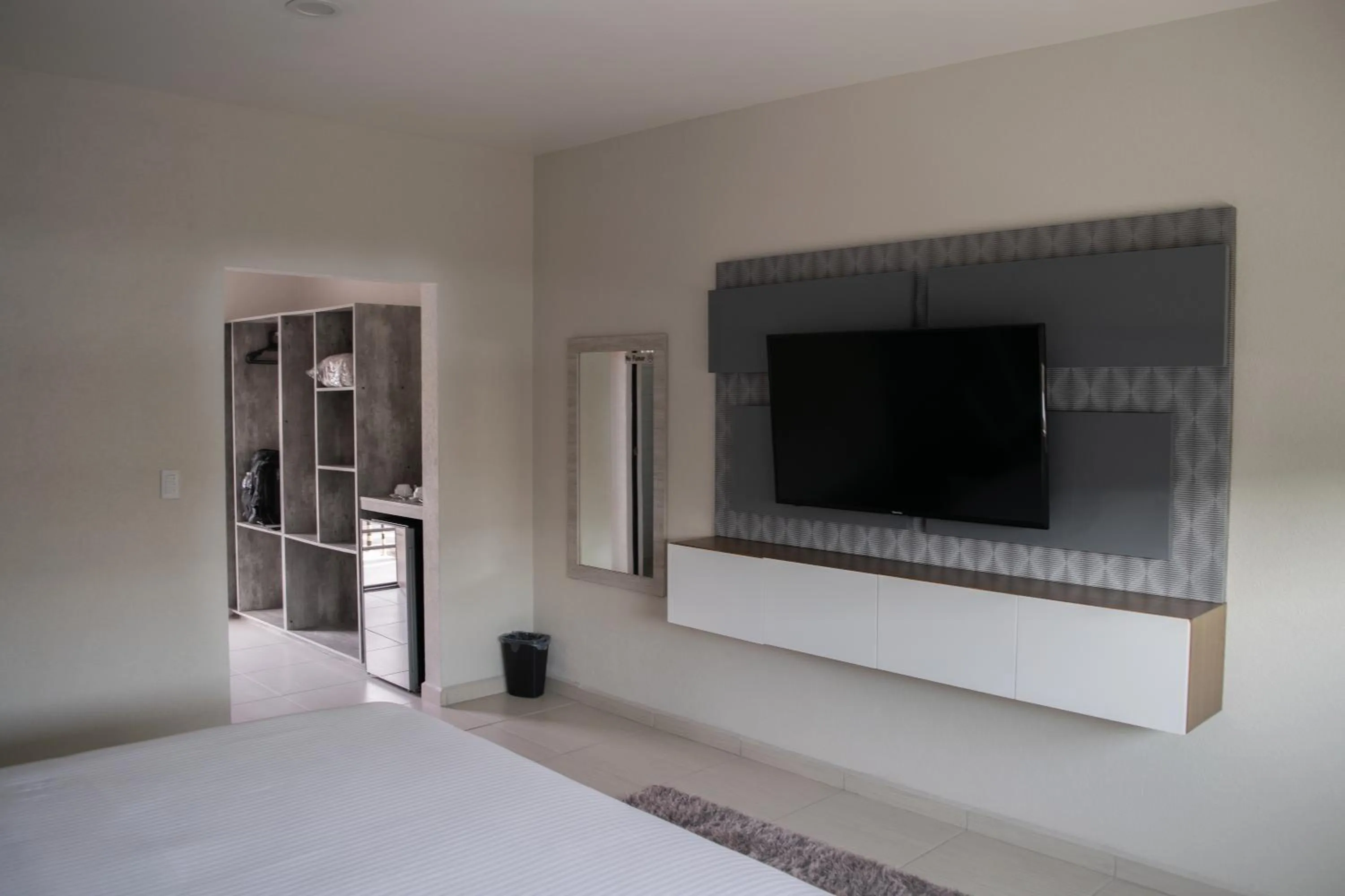 Bed in Hotel Aquetzalli