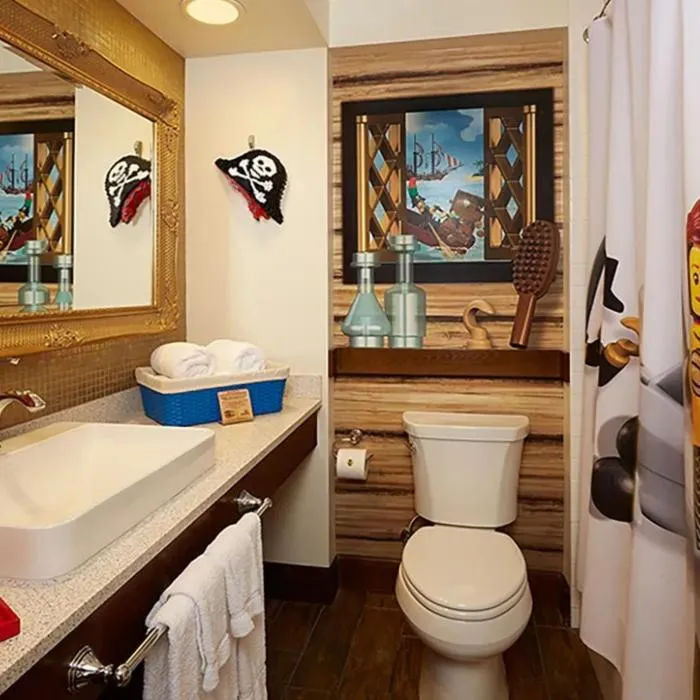 Bathroom in LEGOLAND California Hotel and Castle Hotel
