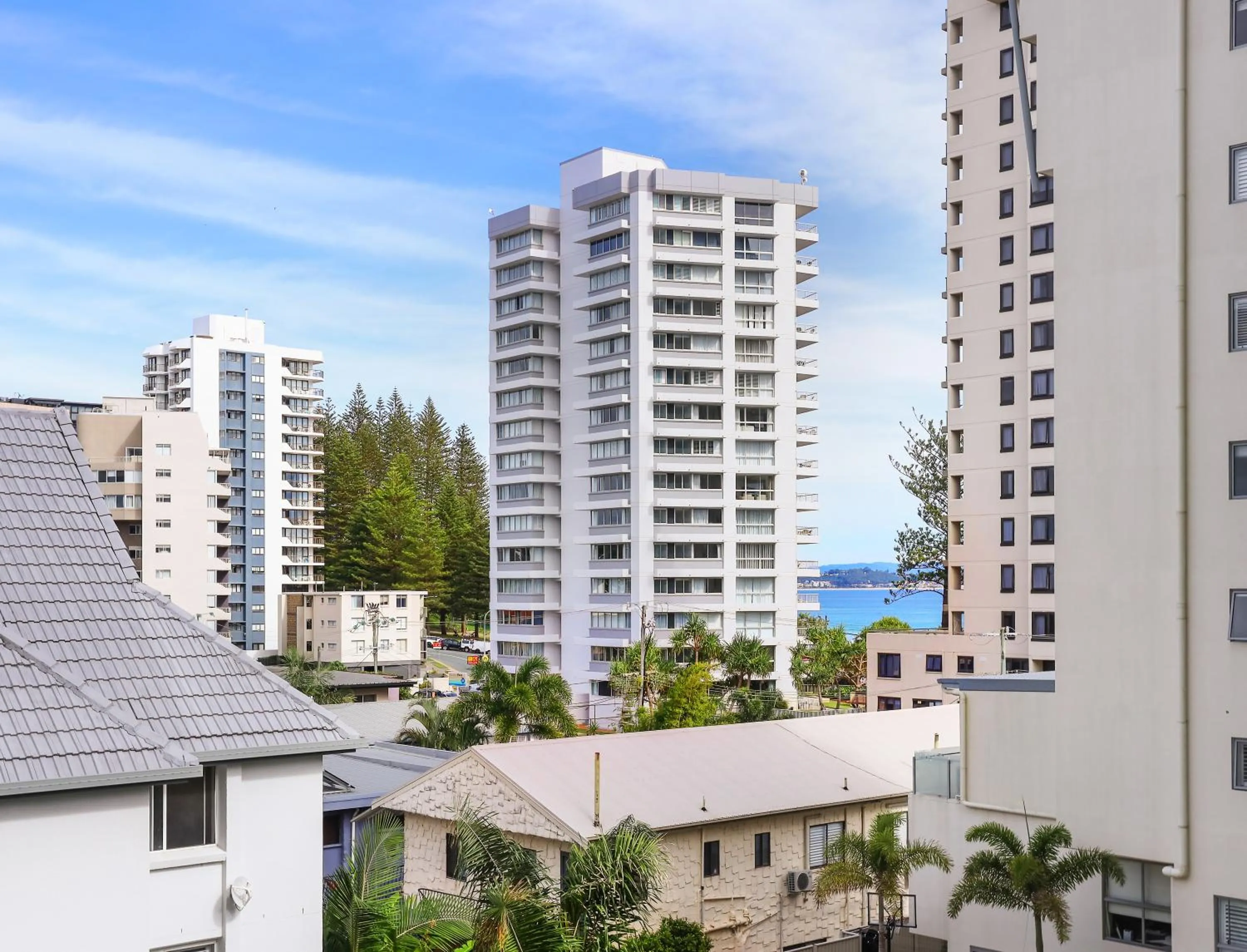 Sea view in Rainbow Commodore Coolangatta