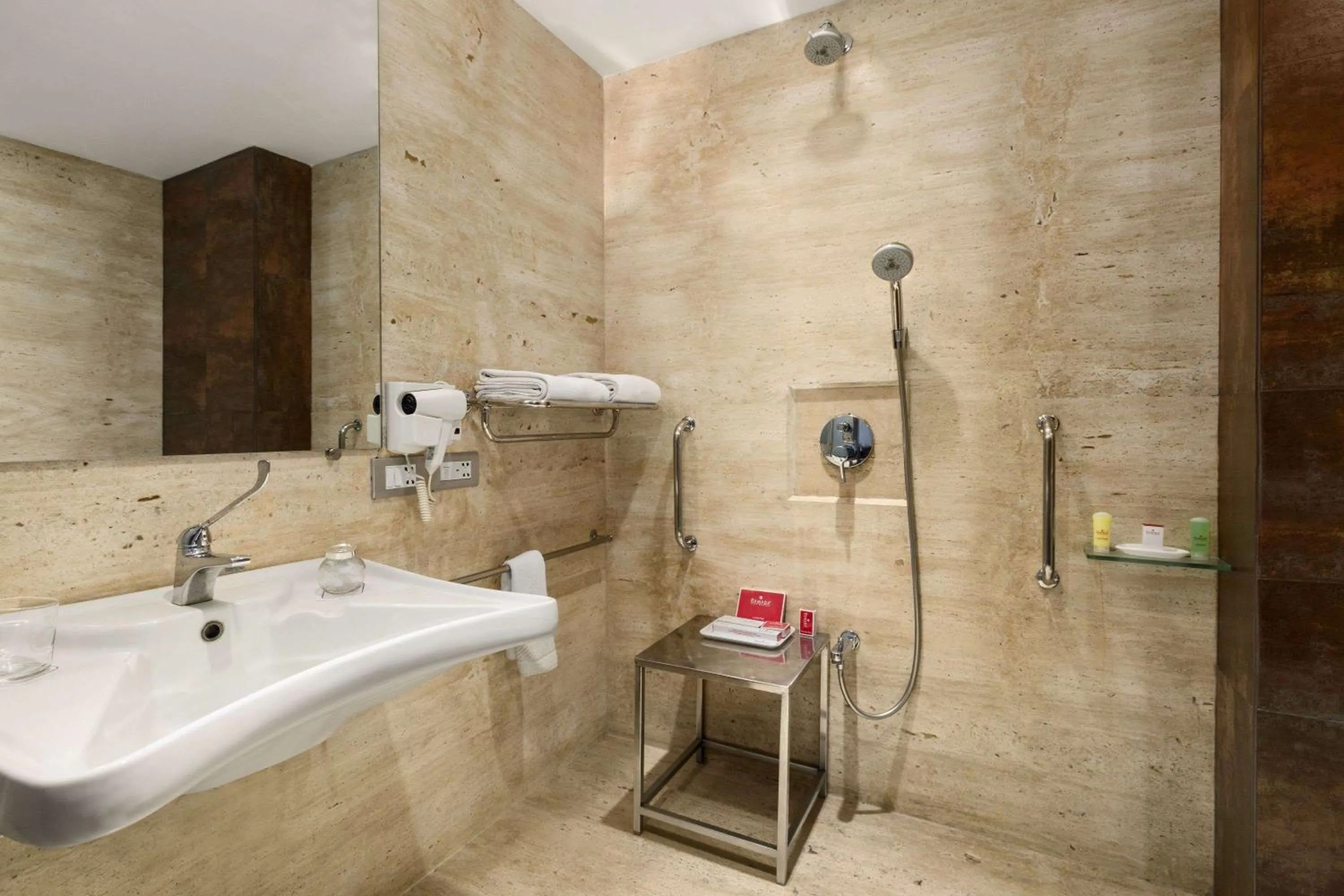 Bathroom in Ramada by Wyndham Navi Mumbai