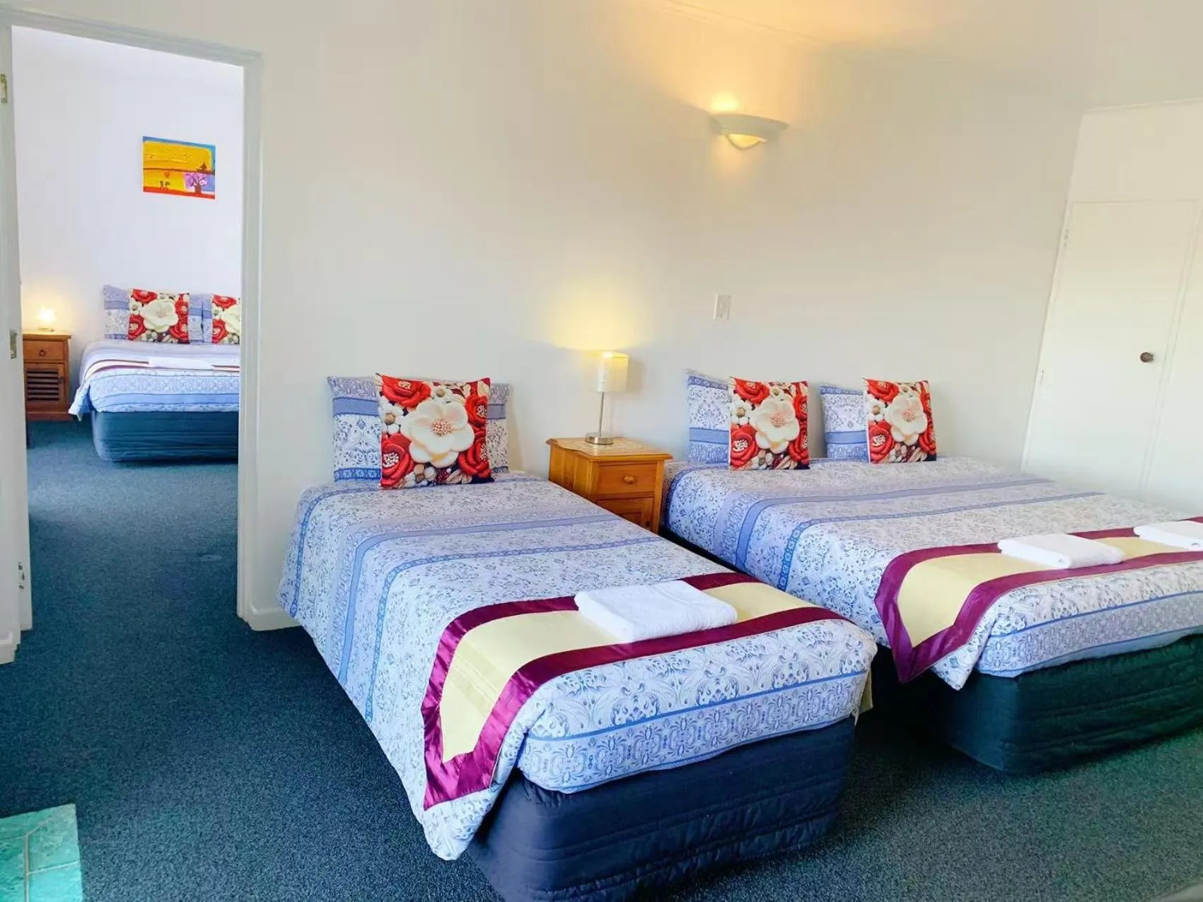 Bed in Kerry's Motel