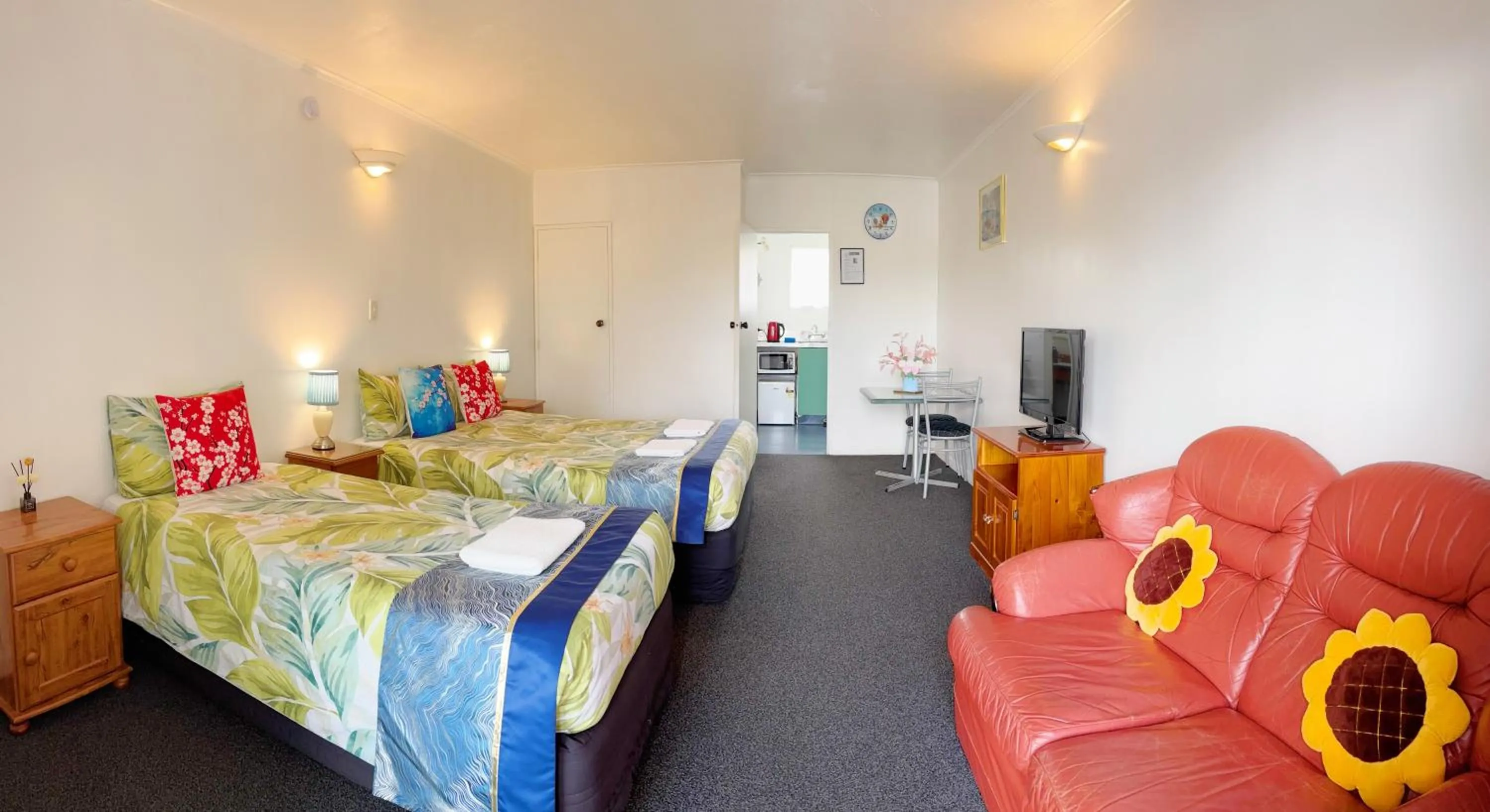 Bed in Kerry's Motel