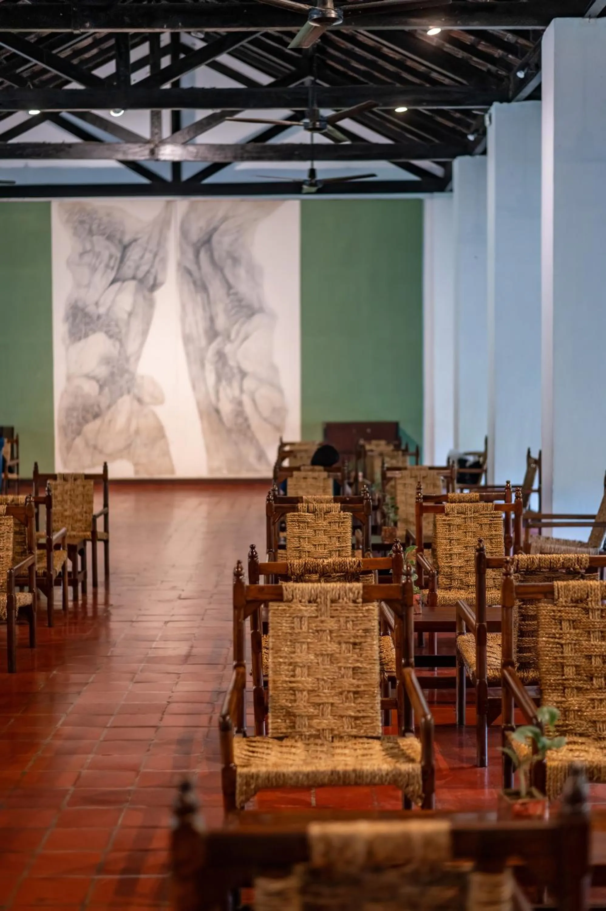 Lobby or reception in Sigiriya Village