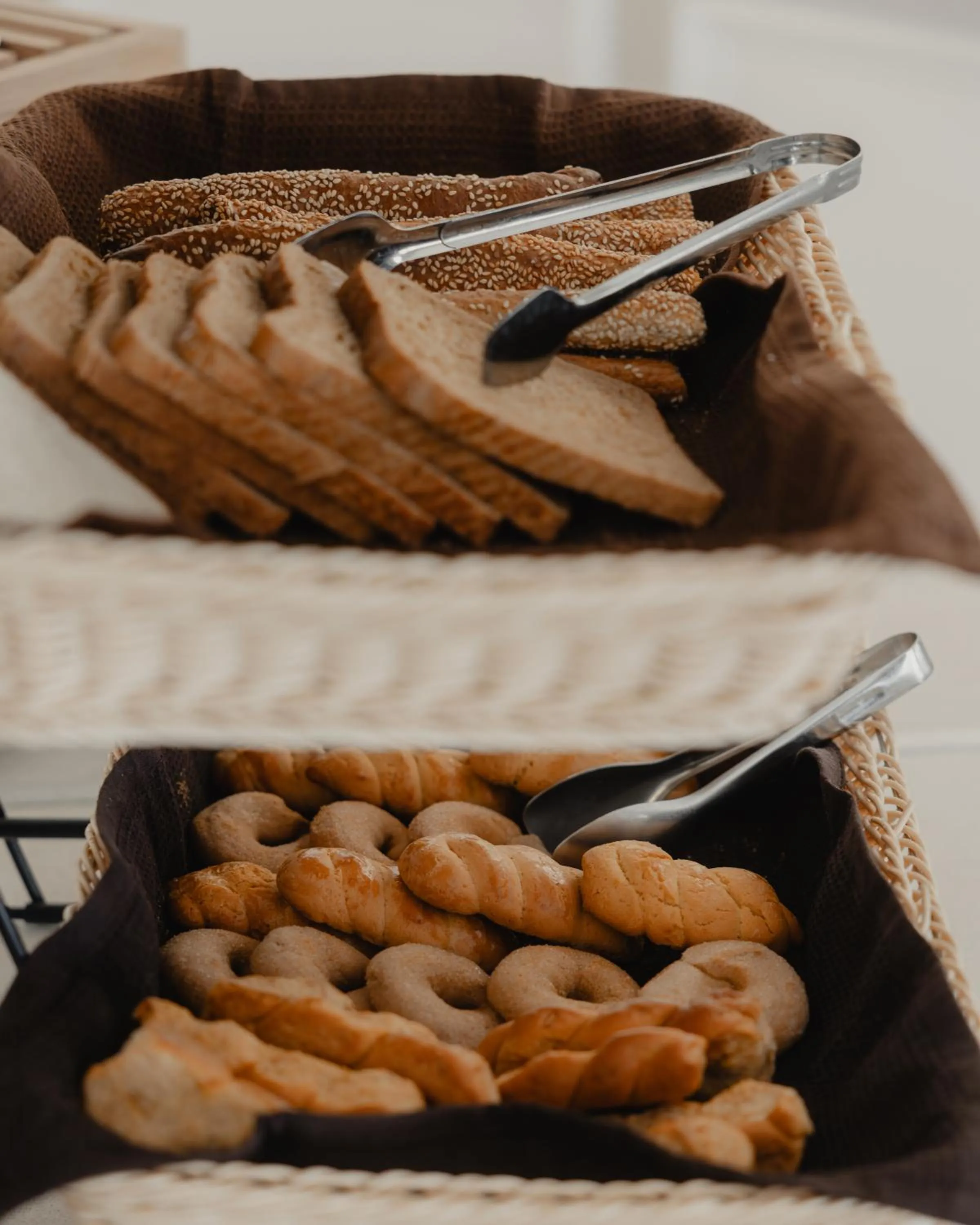 Continental breakfast in Red Tower Hotel