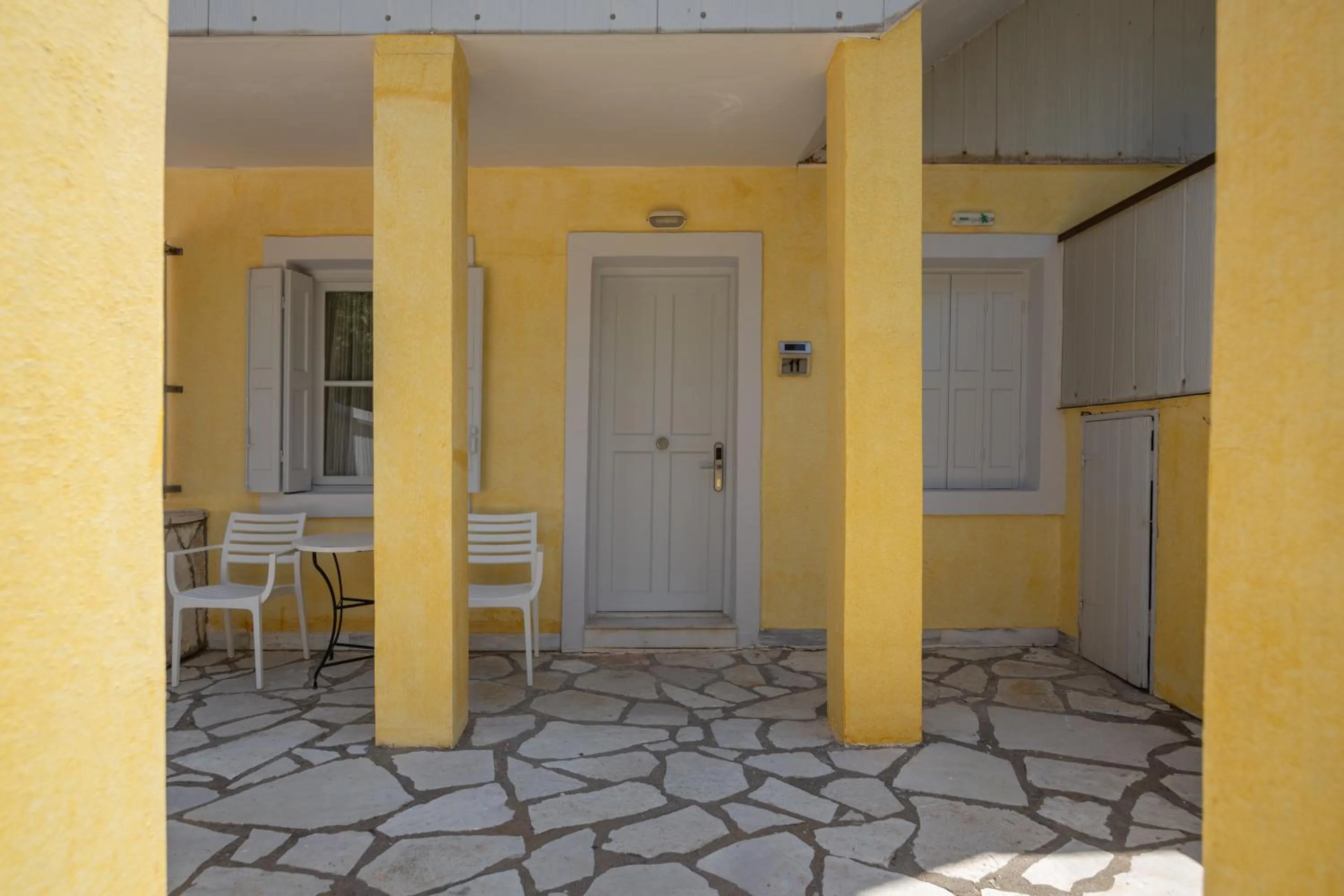 Patio in Red Tower Hotel