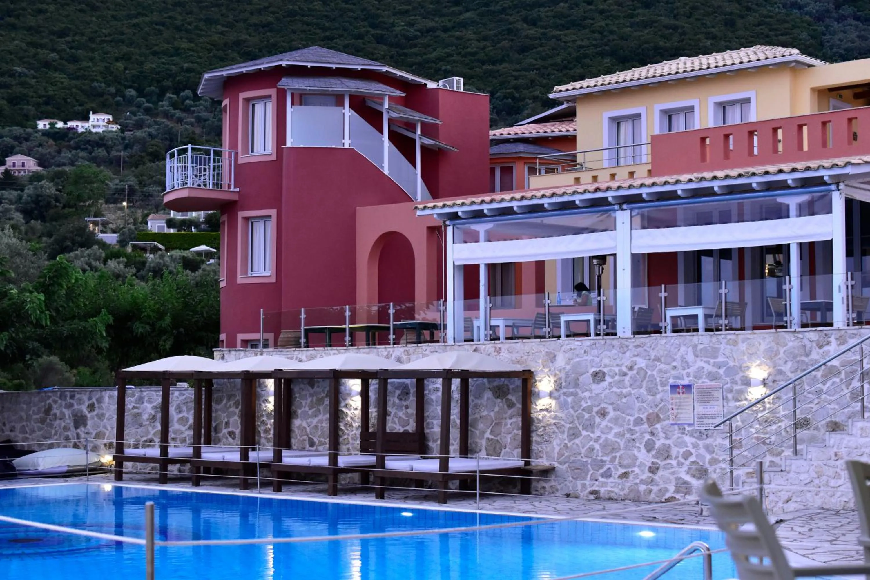 Property building in Red Tower Hotel