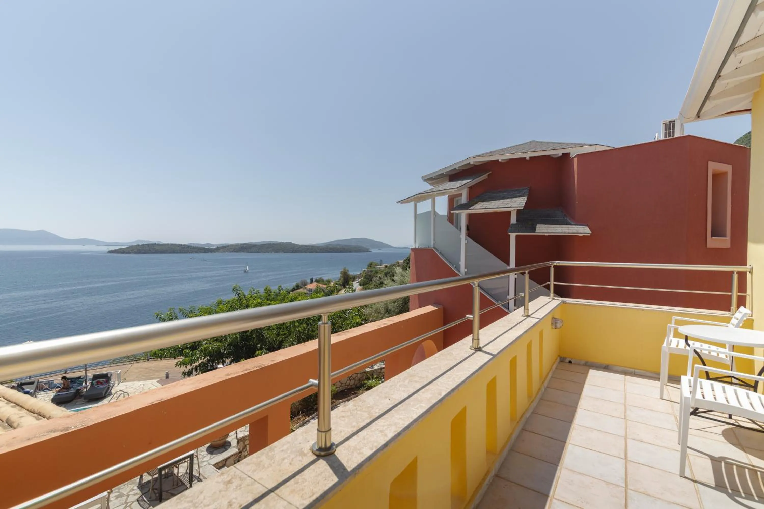 Patio in Red Tower Hotel
