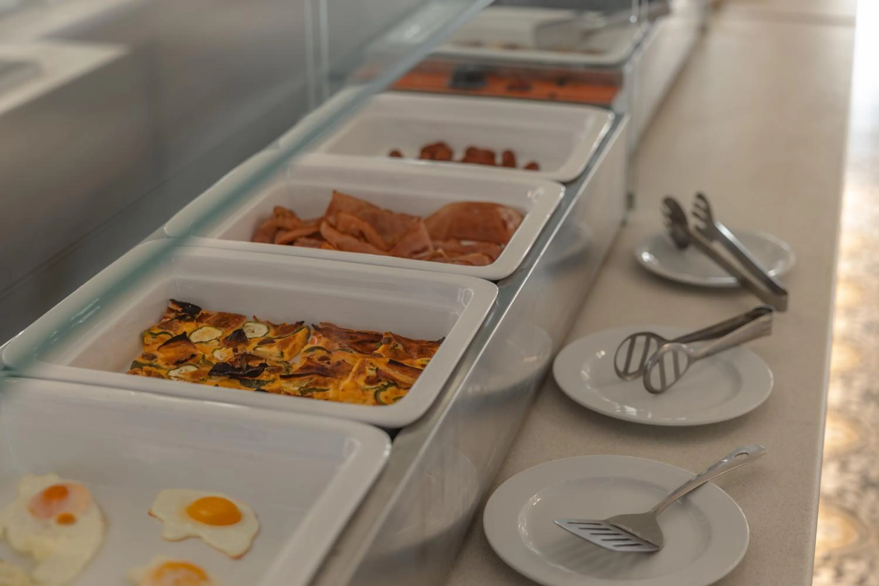 Buffet breakfast in Red Tower Hotel