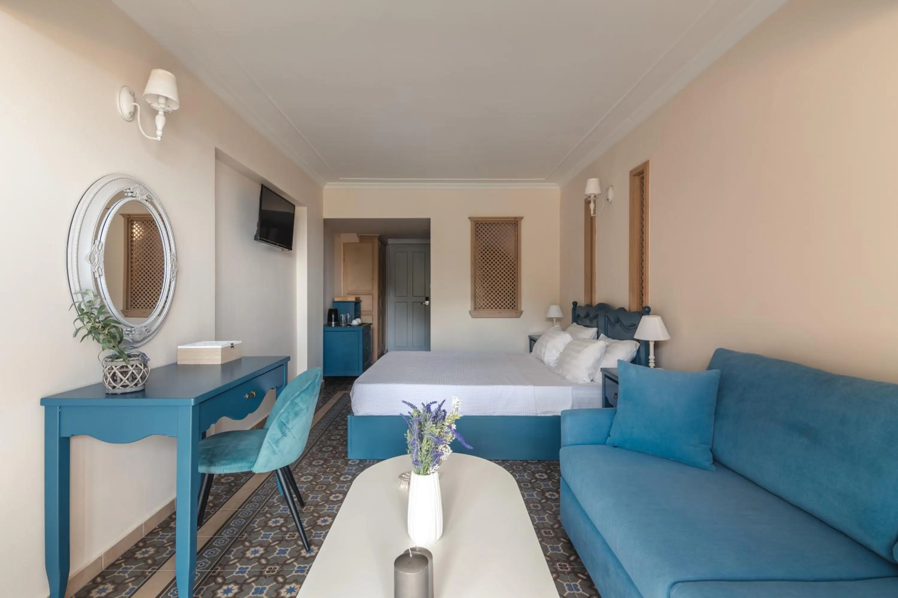 Bed in Red Tower Hotel