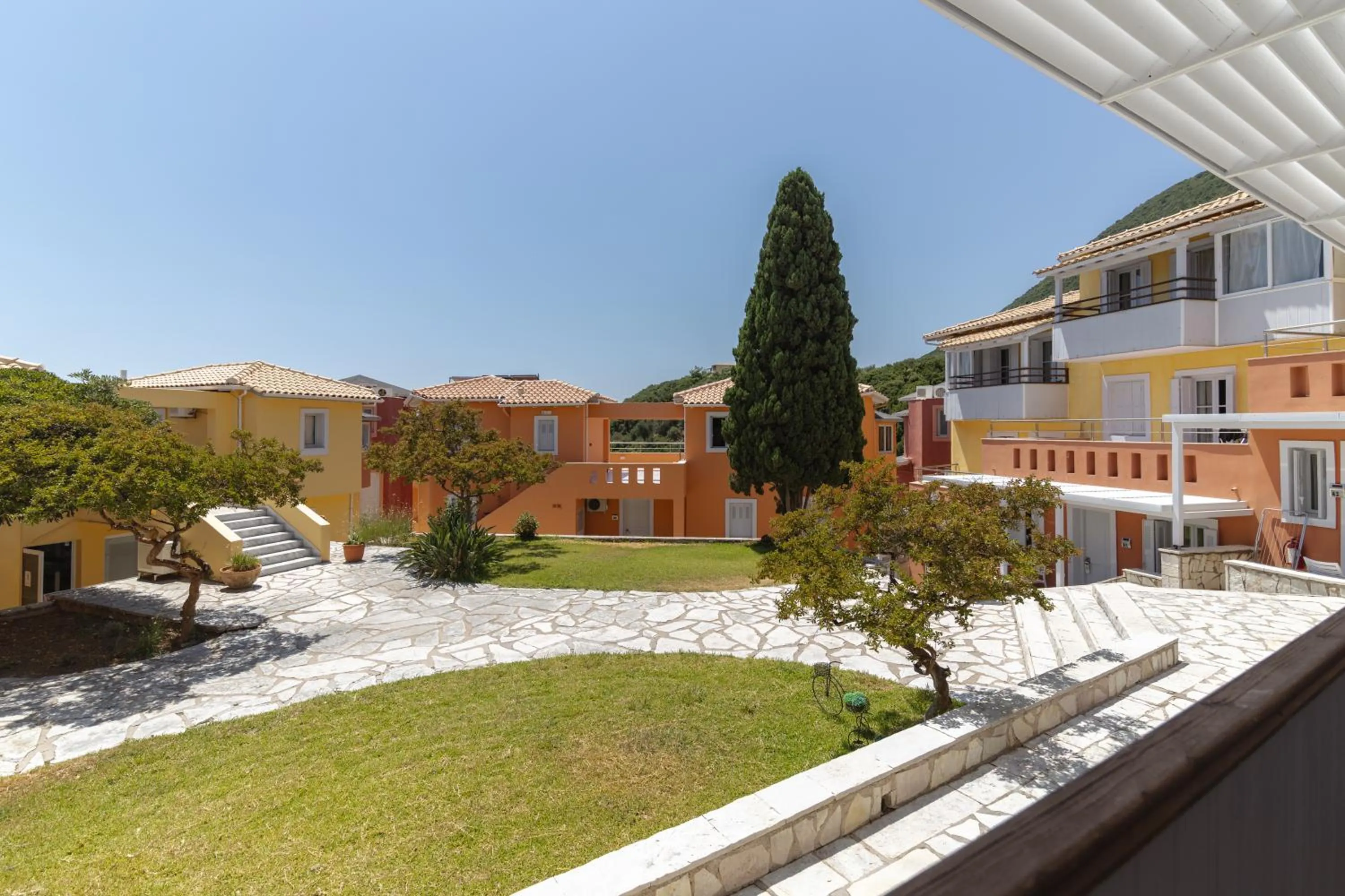 Garden view in Red Tower Hotel