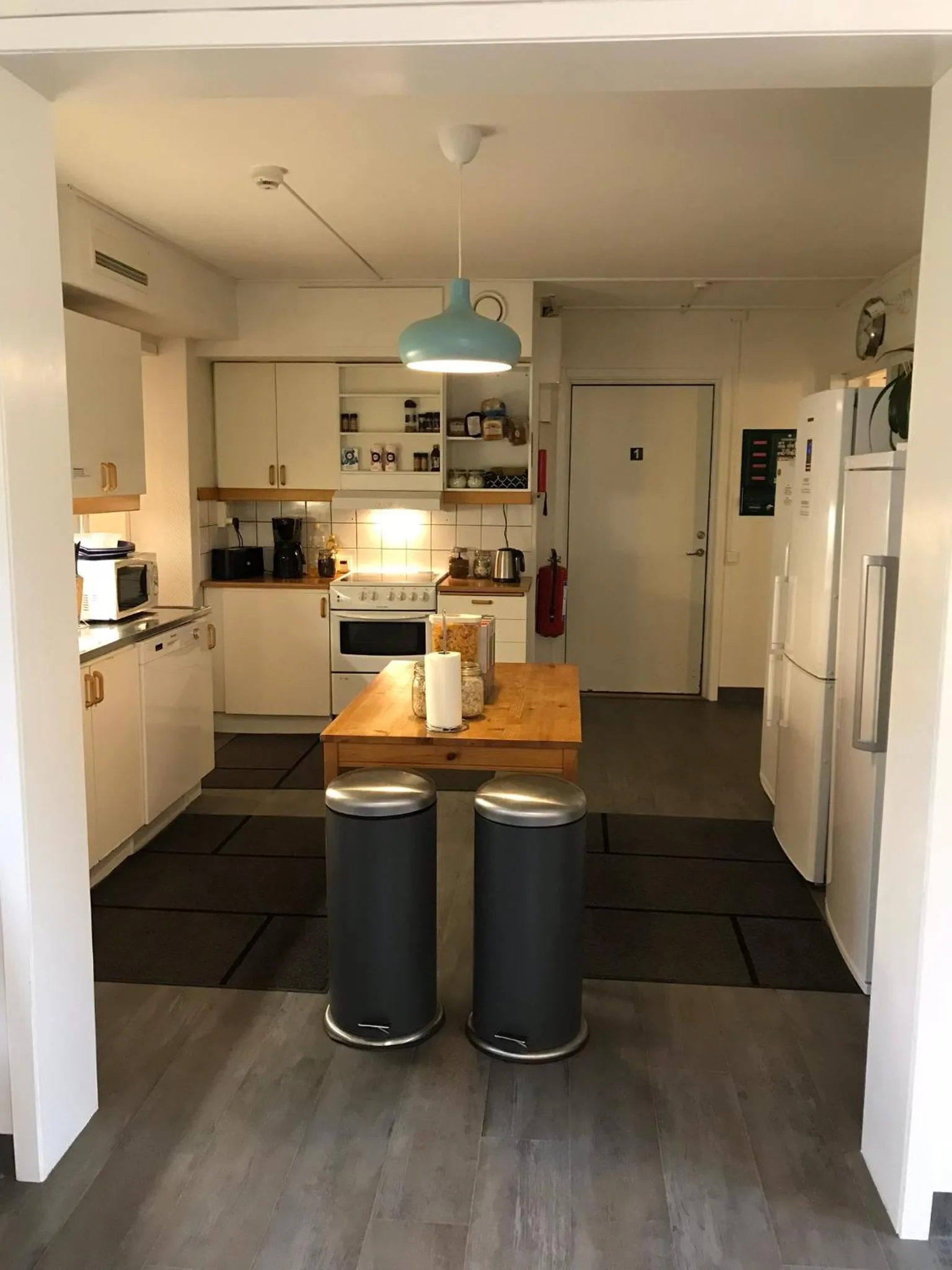 Communal kitchen in Gävle Bed & Breakfast