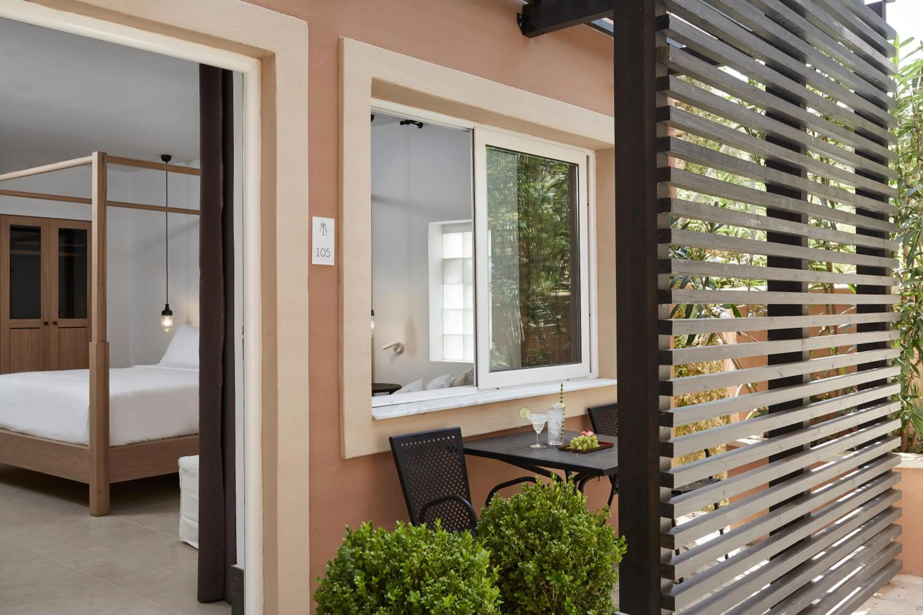 Balcony/Terrace, Bed in Lena Mare Boutique Hotel