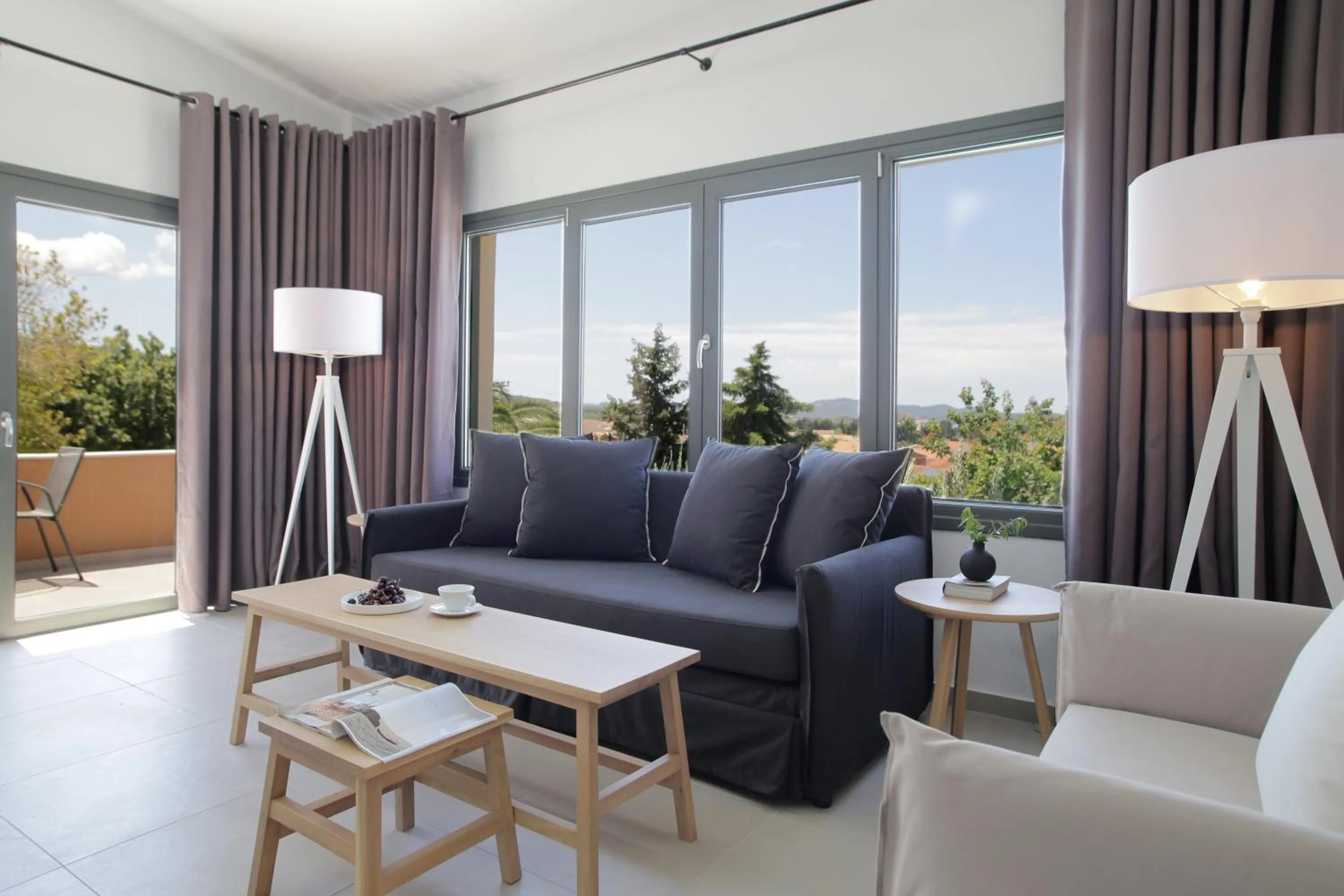 Seating area in Lena Mare Boutique Hotel