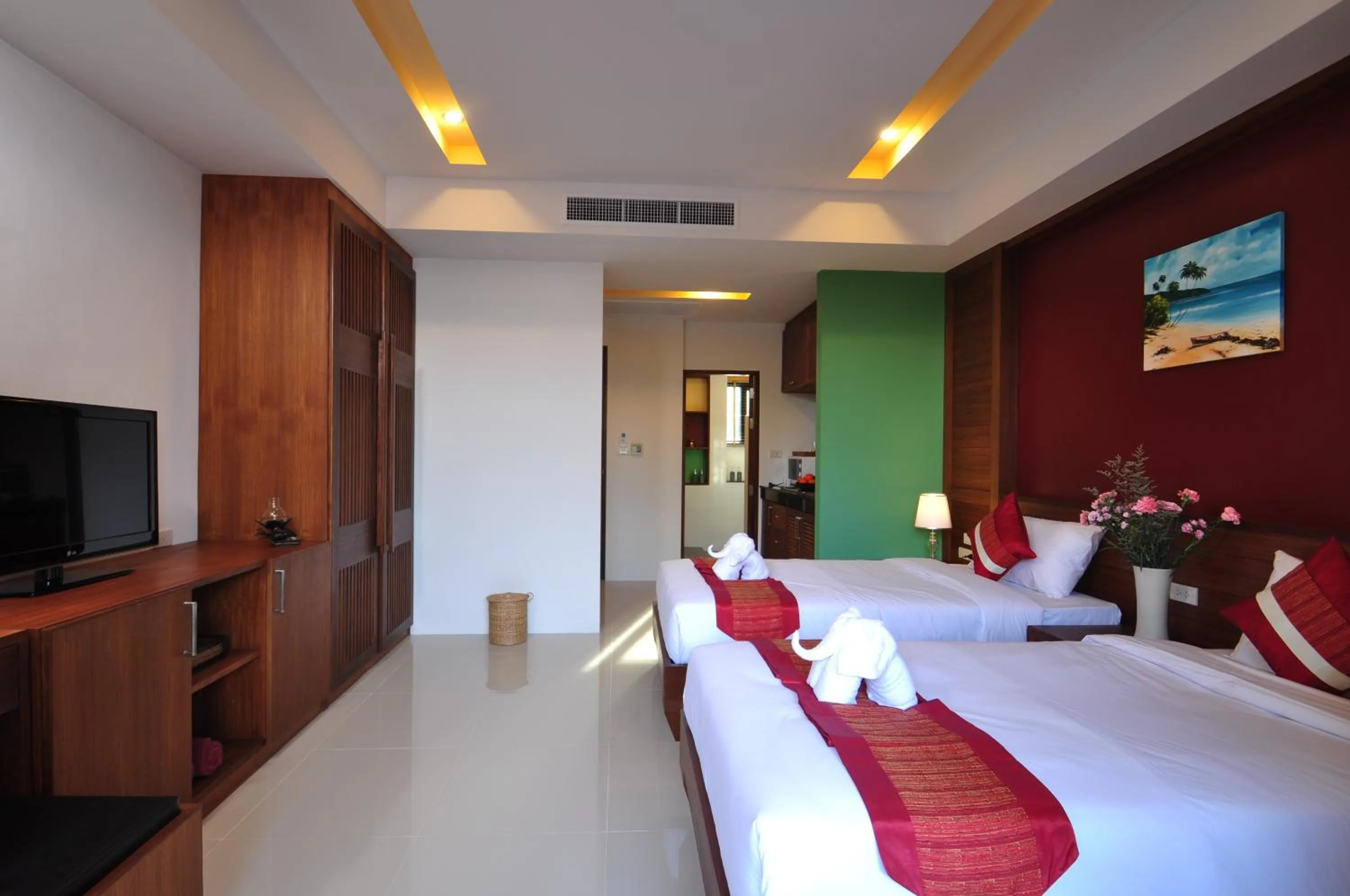 Bedroom, Bed in Samui Honey Tara Villa Residence