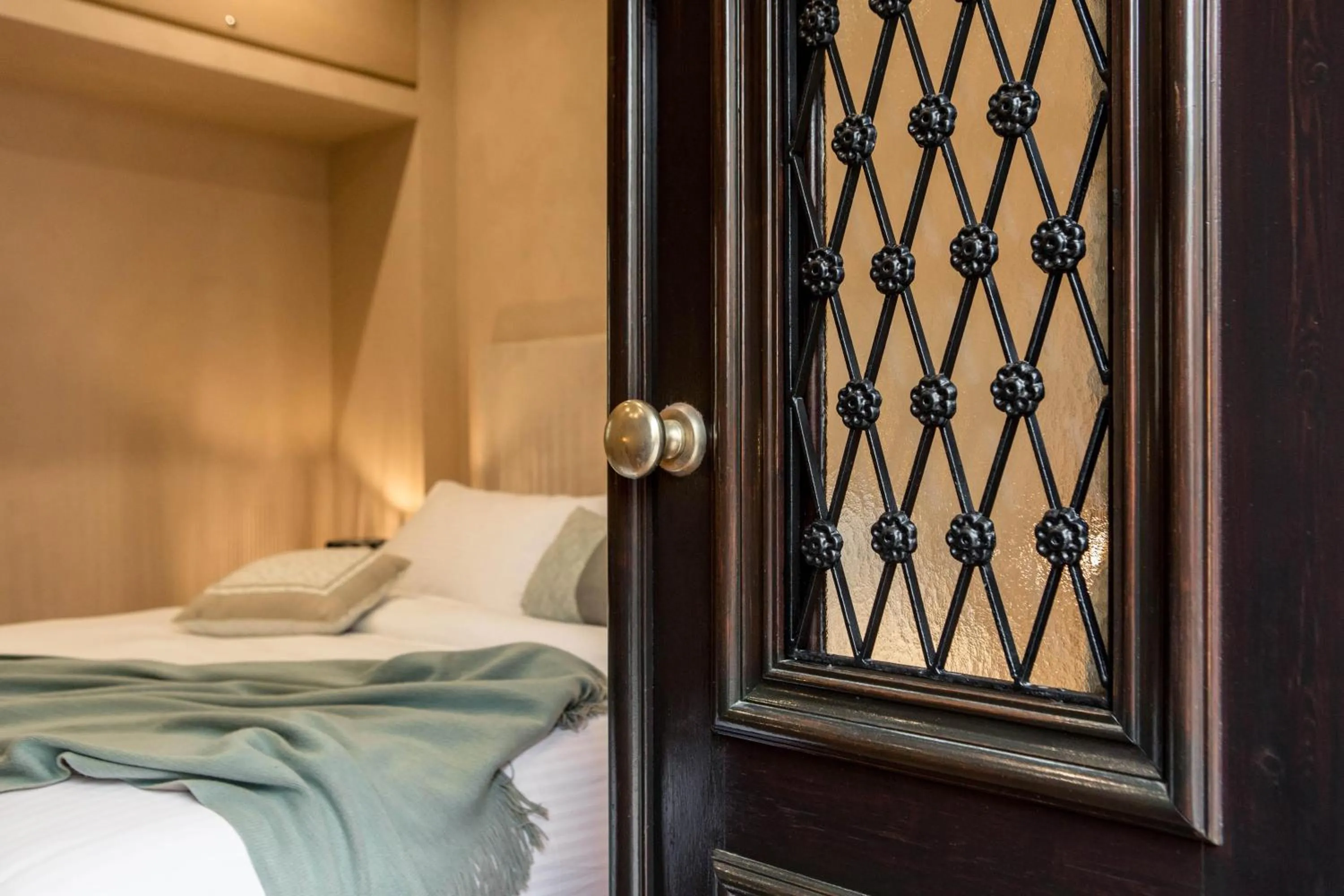 Decorative detail, Bed in J&G Suites