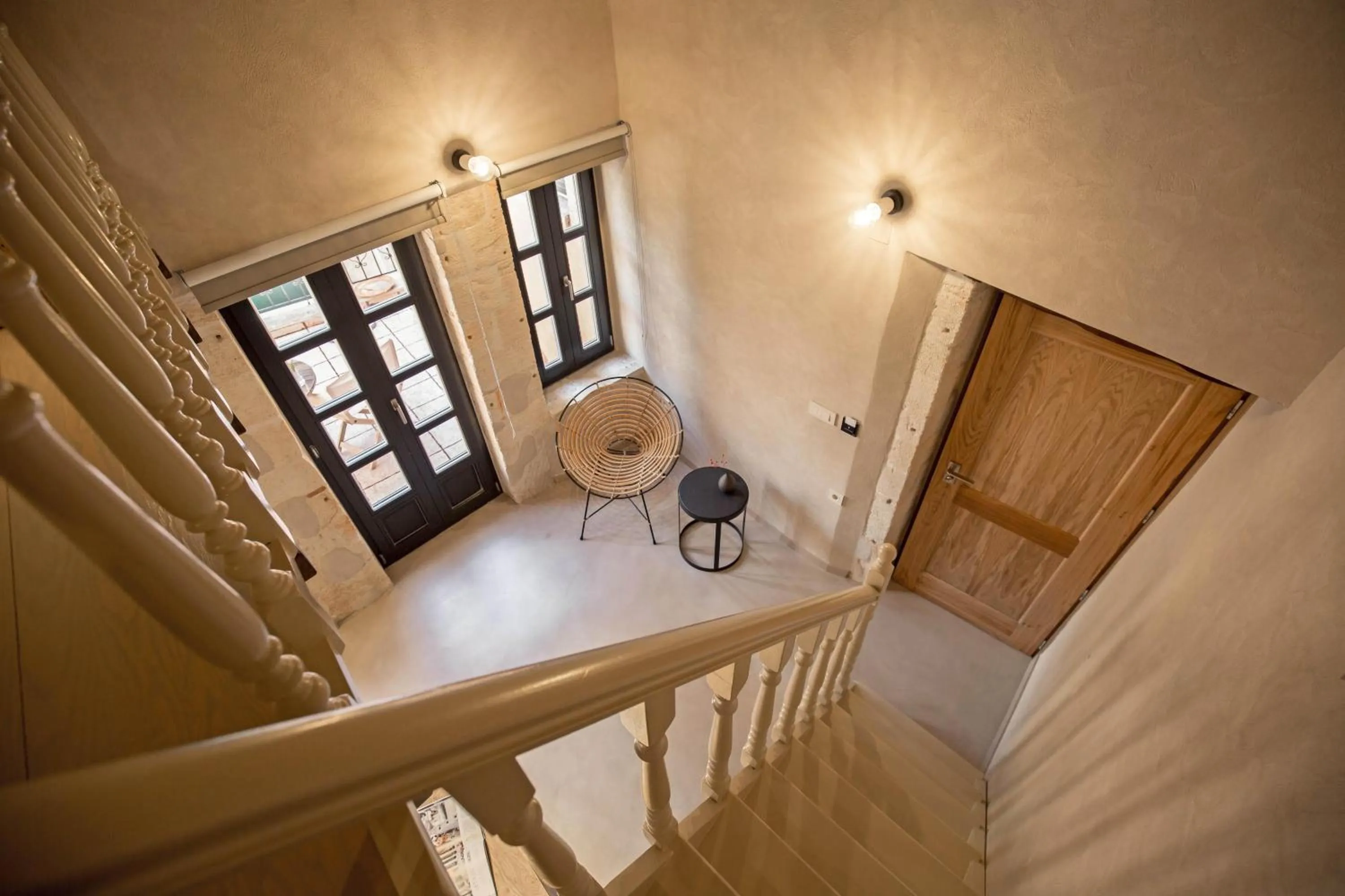 Seating area in J&G Suites