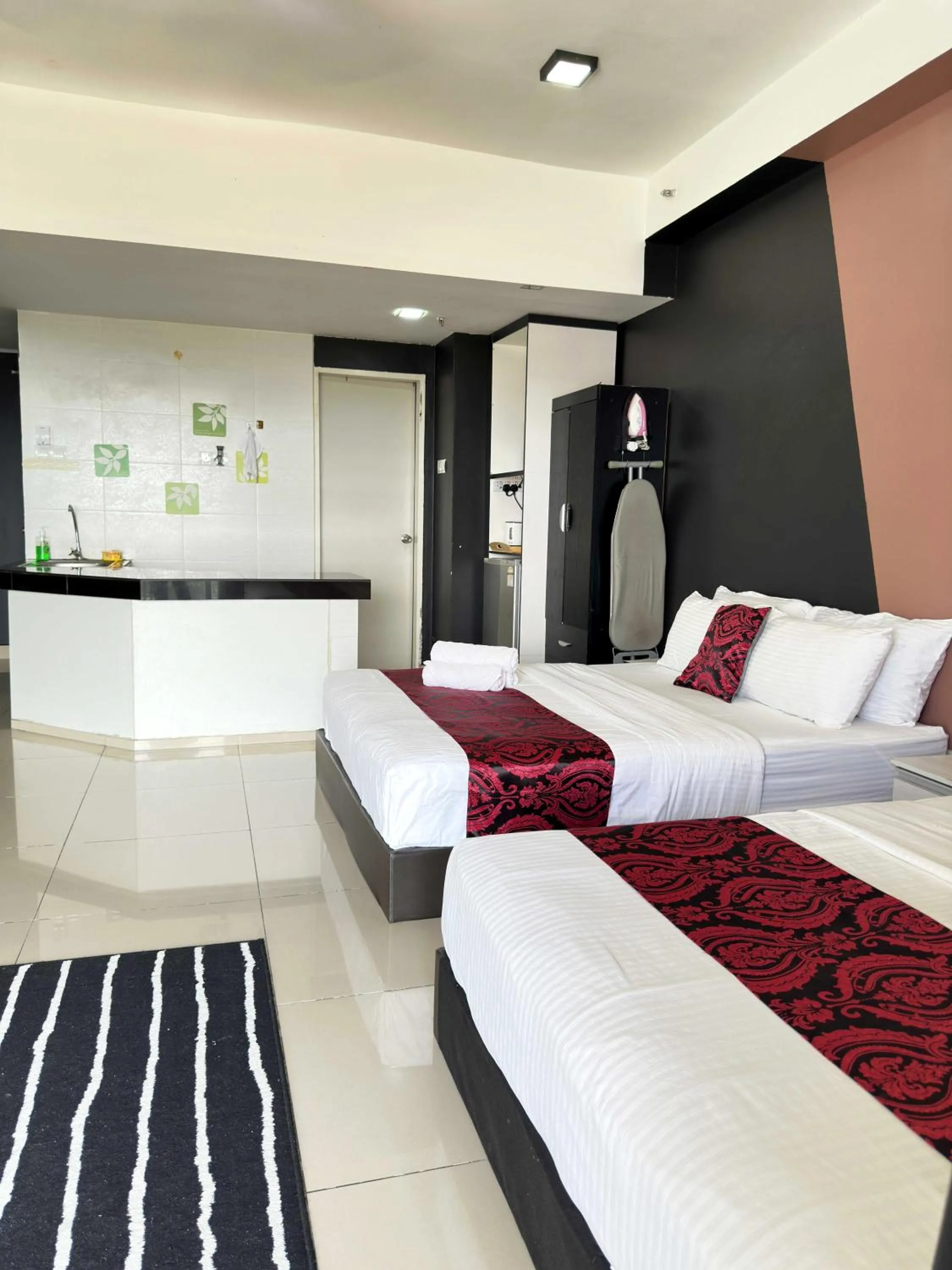 Living room, Bed in Cahaya Qaira Homestay @ D'Perdana Kota Bharu