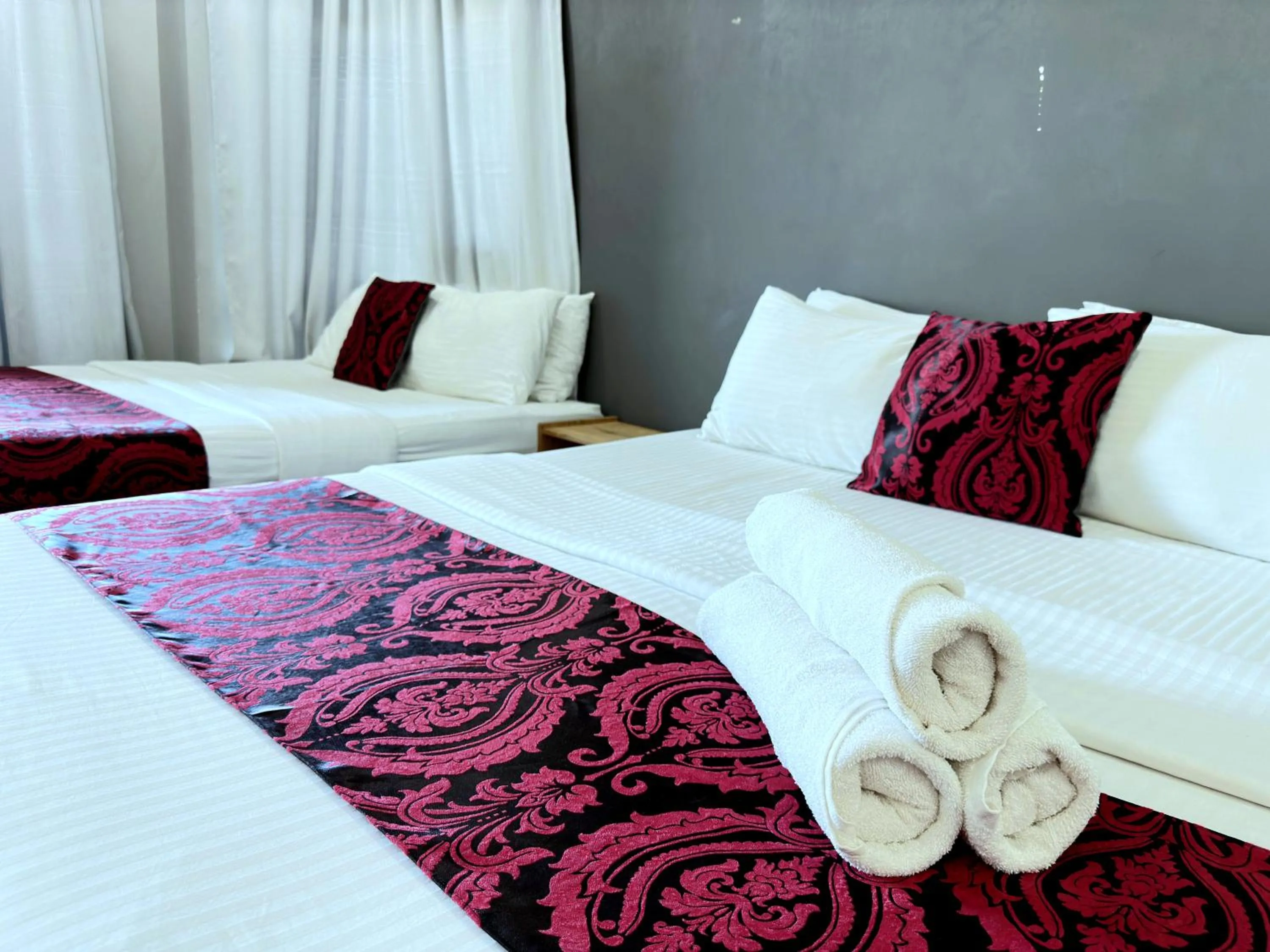 Bed in Cahaya Qaira Homestay @ D'Perdana Kota Bharu