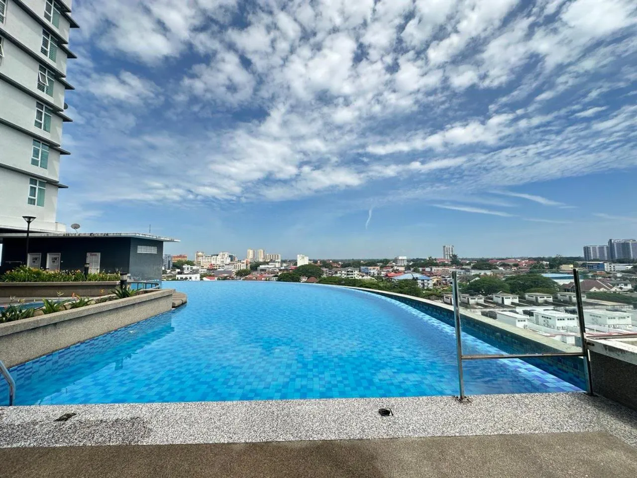 Pool view in Cahaya Qaira Homestay @ D'Perdana Kota Bharu