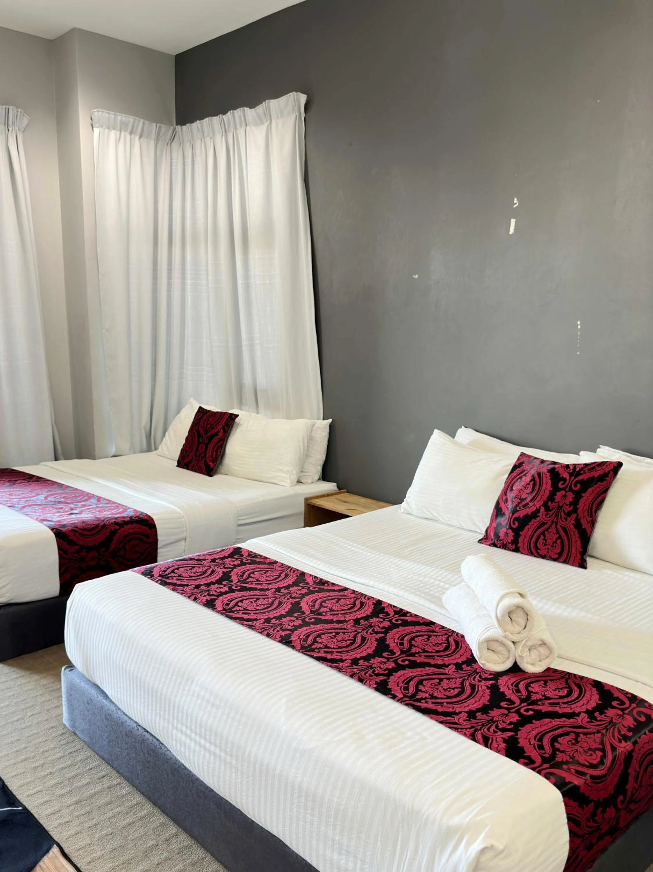 Bed in Cahaya Qaira Homestay @ D'Perdana Kota Bharu