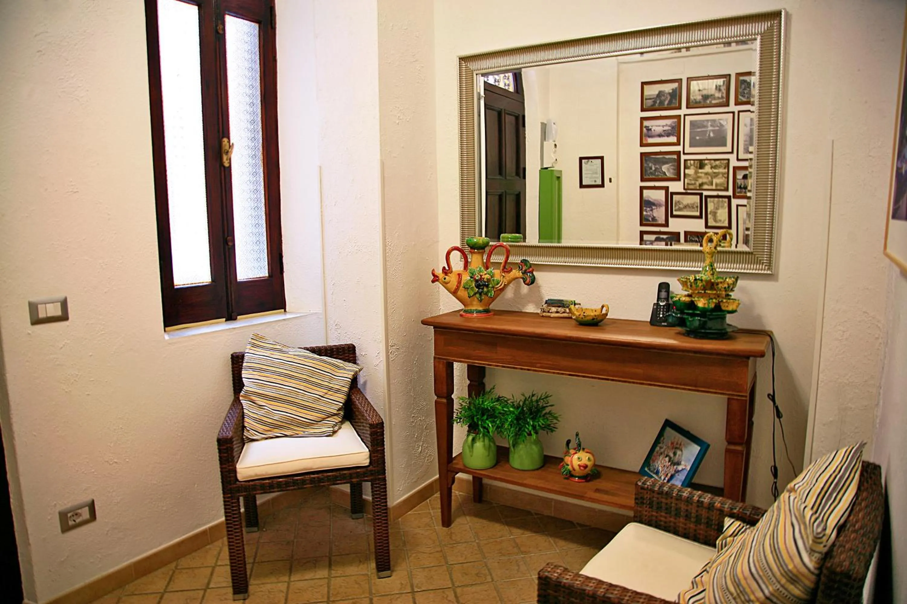 Decorative detail in B&B La Veduta