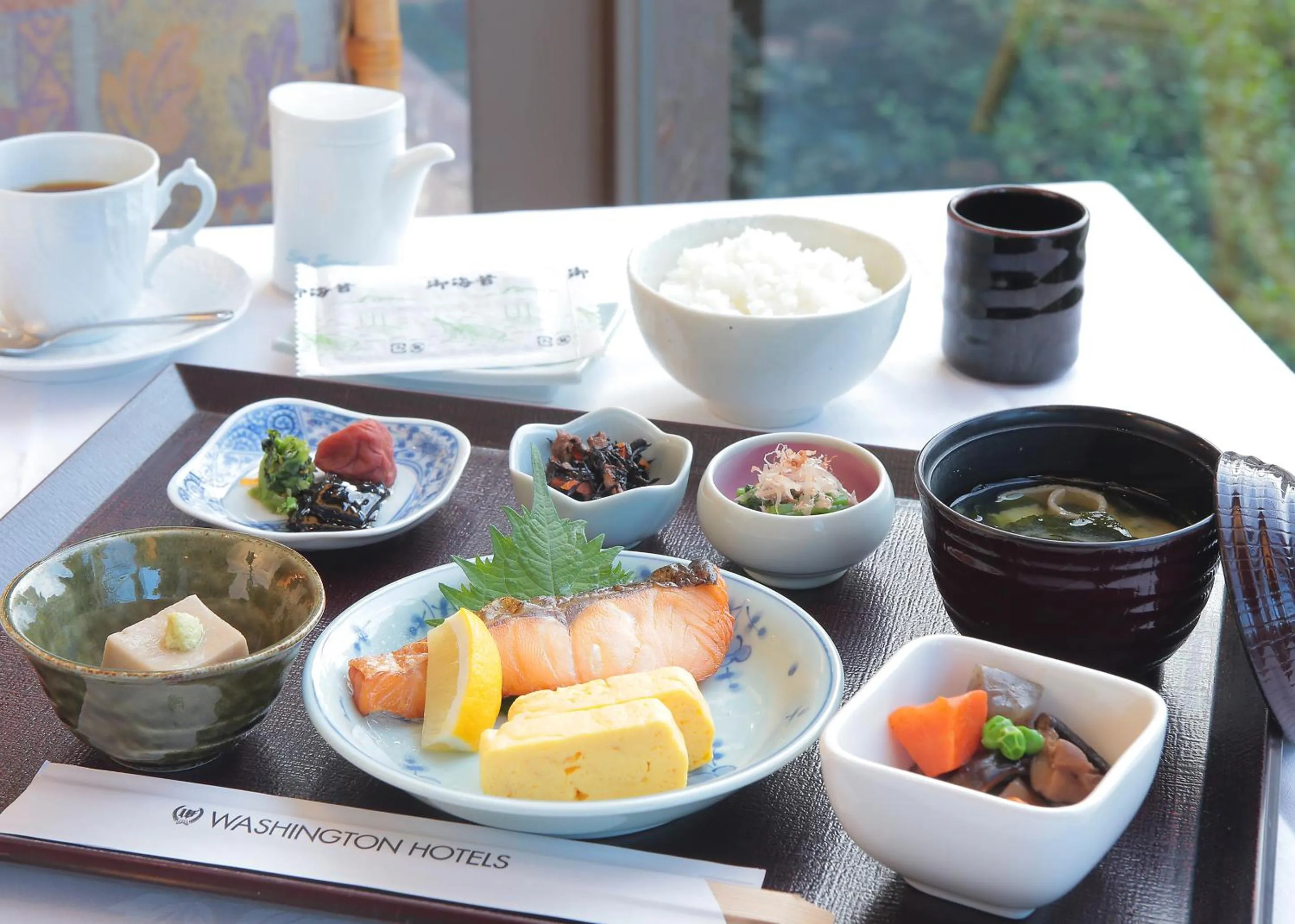 Asian breakfast in Takarazuka Washington Hotel