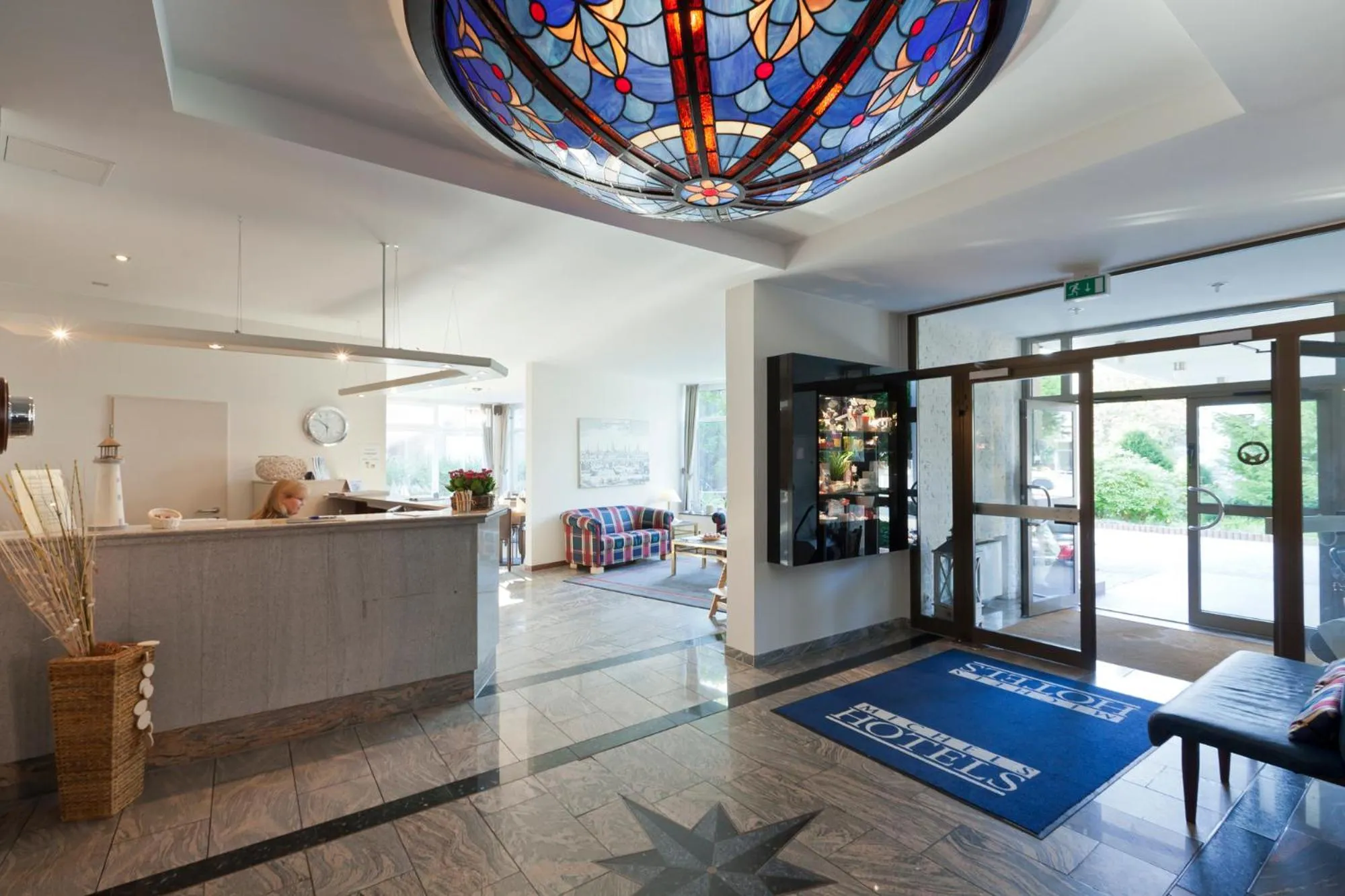Lobby or reception in Michels Hanseatic Hotel Norderney