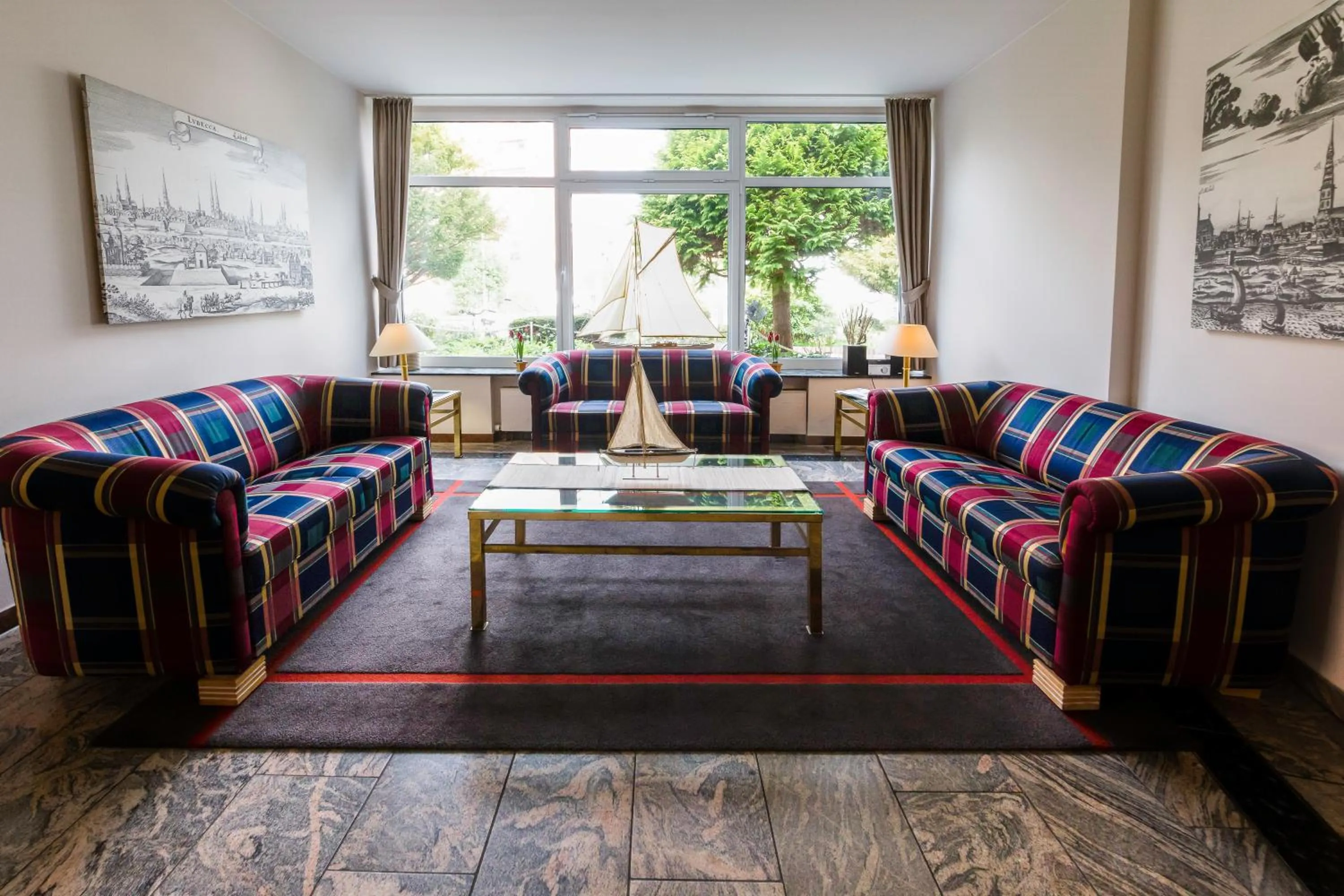 Lobby or reception in Michels Hanseatic Hotel Norderney