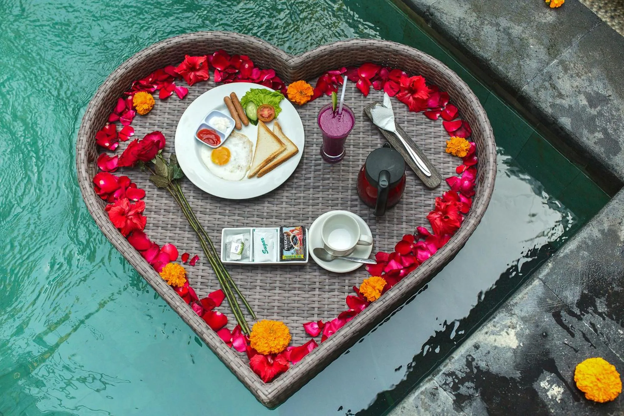 Breakfast in Tamyang Ubud Villas