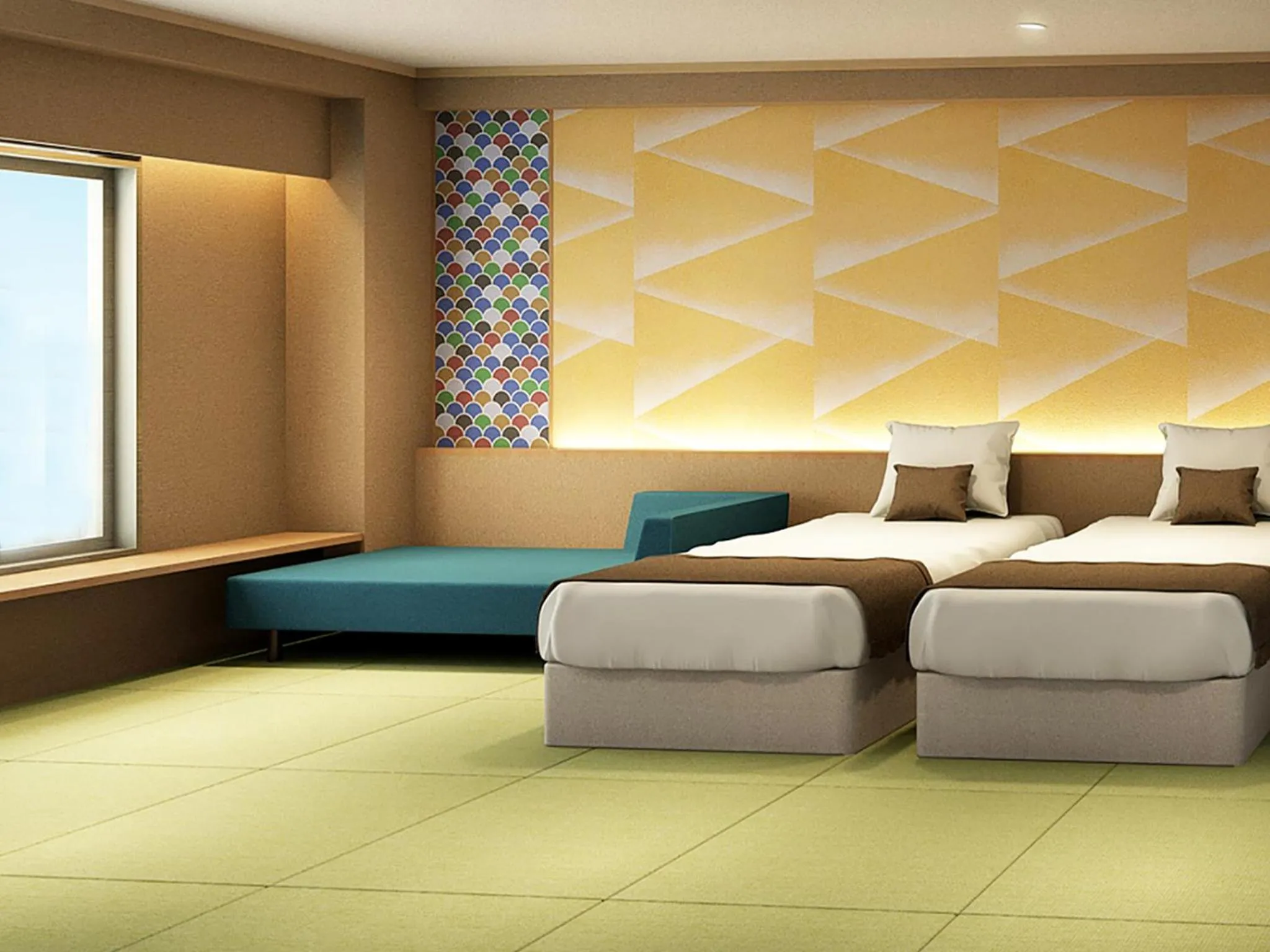 Superior Twin Room with Sauna in Hakonenomori Okada