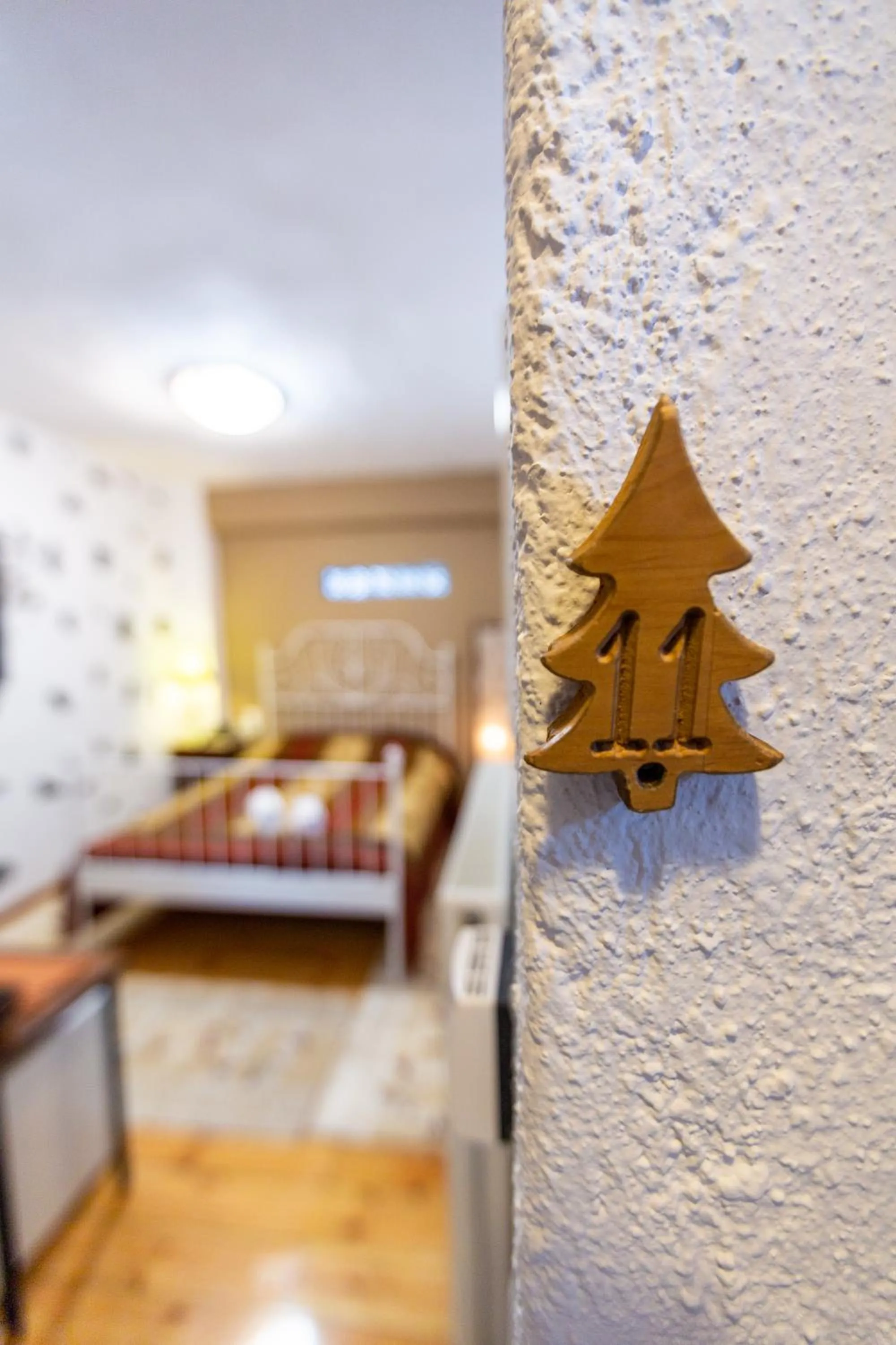 Bed in La Moara Boutique Hotel