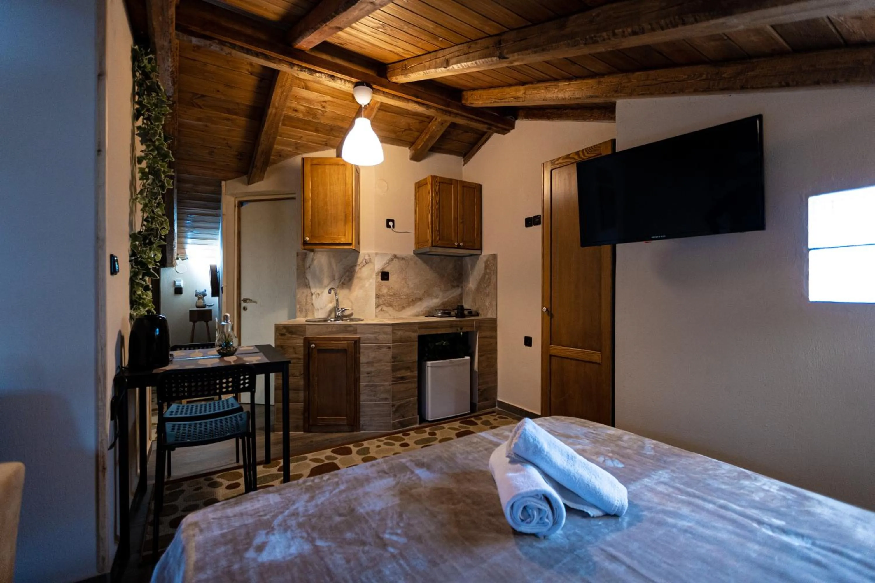 Bed in La Moara Boutique Hotel