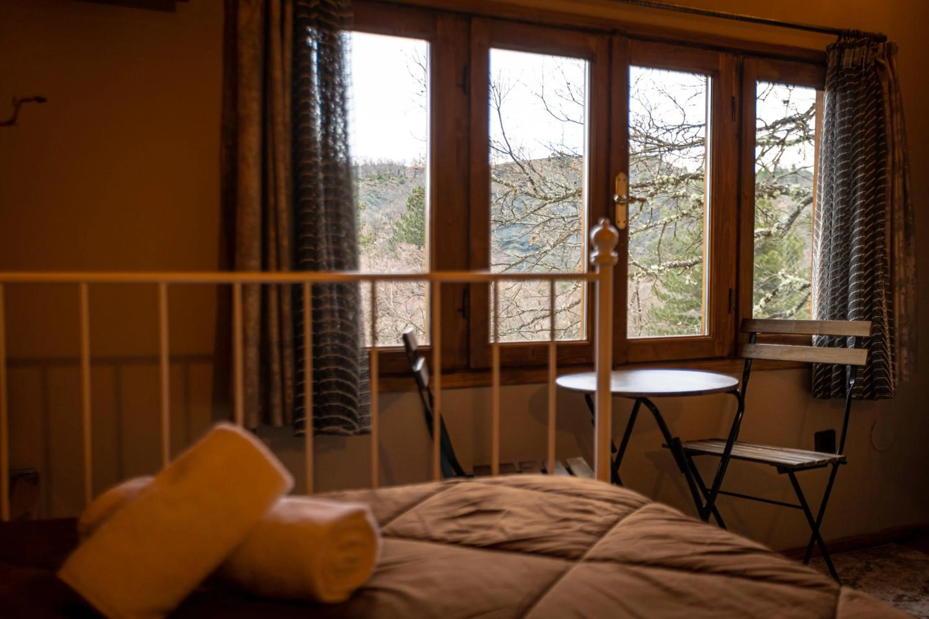 Bed in La Moara Boutique Hotel