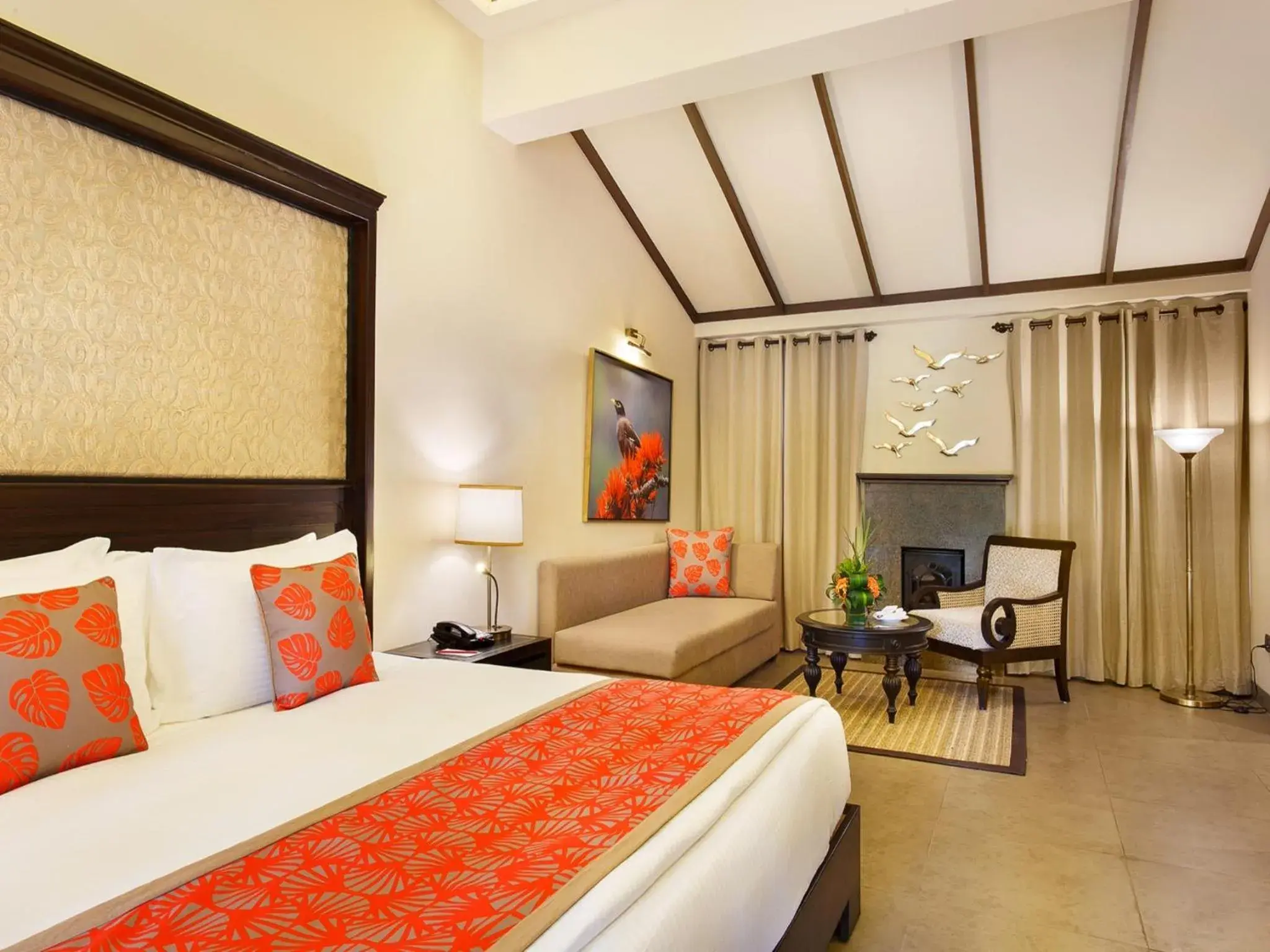 Bedroom, Bed in Taj Corbett Resort and Spa Uttarakhand Bedroom, Bed in Taj Corbett Resort and Spa Uttarakhand