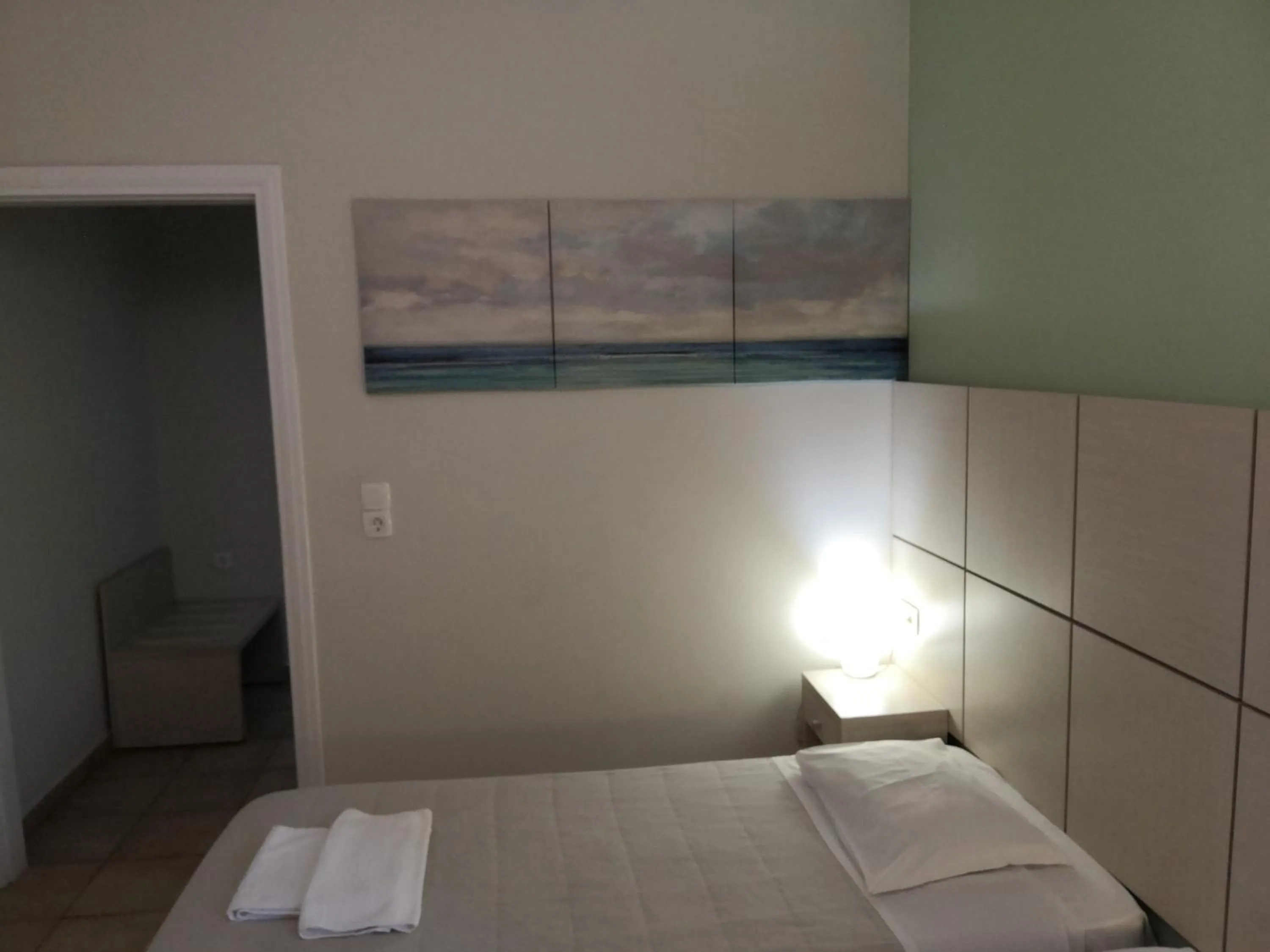 Bed in Antonia Apartments