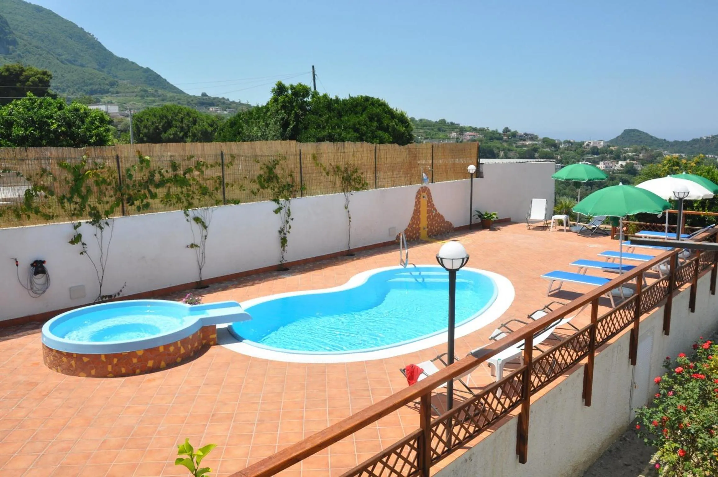 Swimming pool in Villa Erade