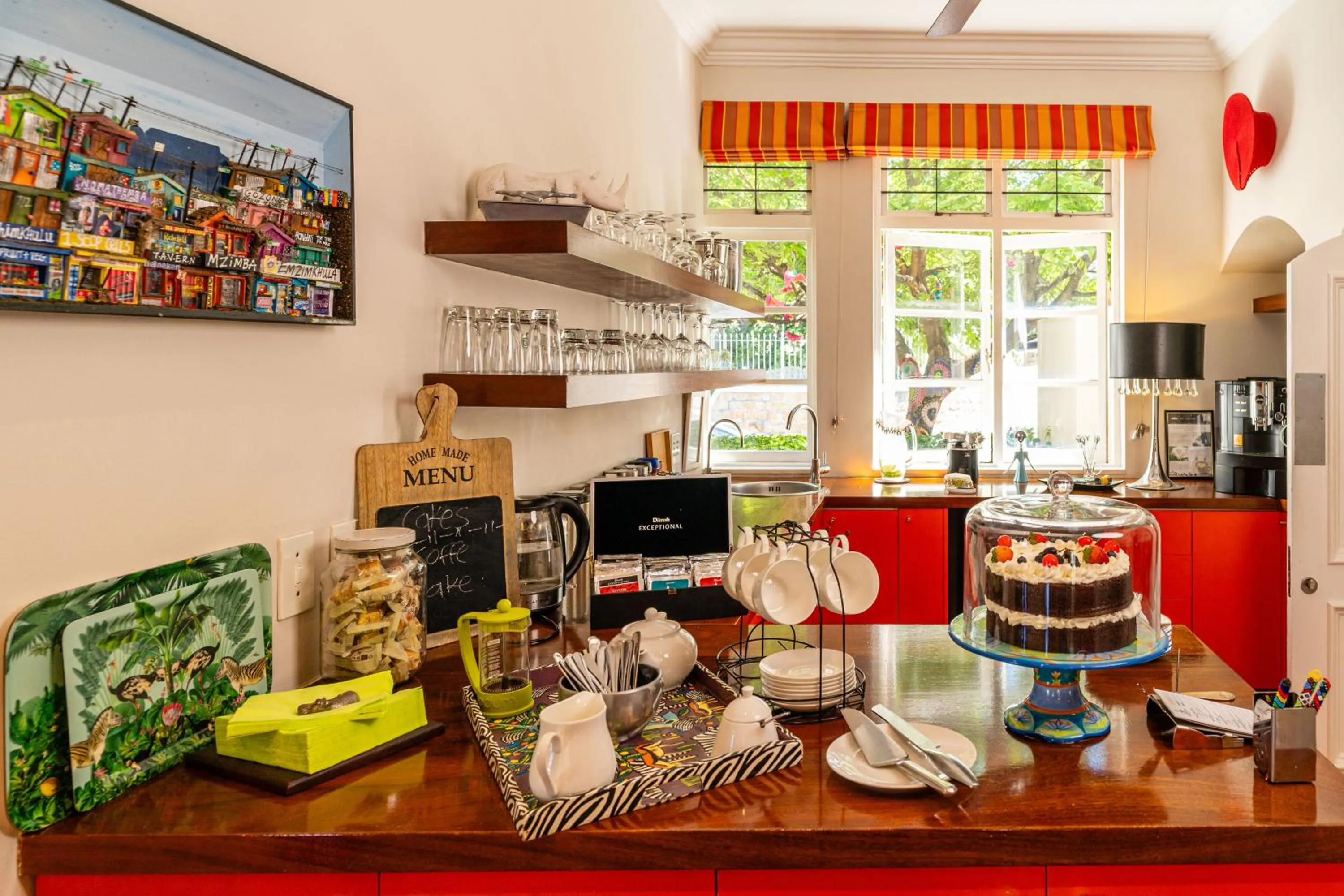 Seating area in Derwent House