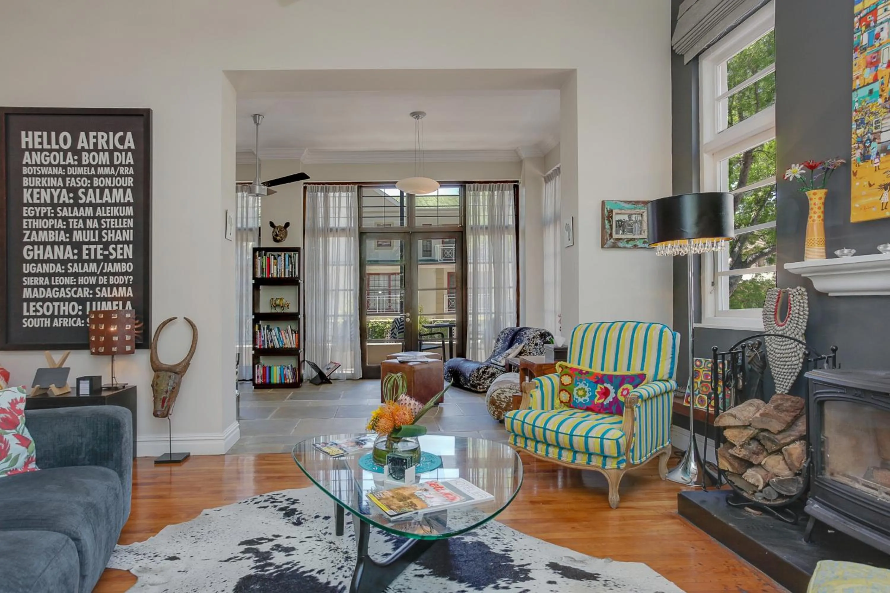 Living room in Derwent House